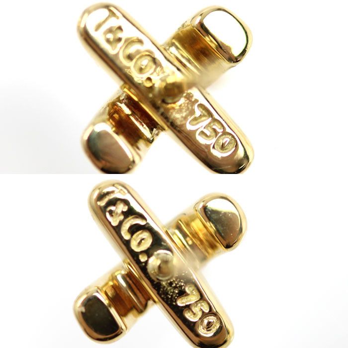 Tiffany & Co. Tiffany & Co. Tiffany & Co. Cross Stitch Au750 Earrings Precious Metal Earrings DUTY FREE for USA Size ONE SIZE - 4 Thumbnail