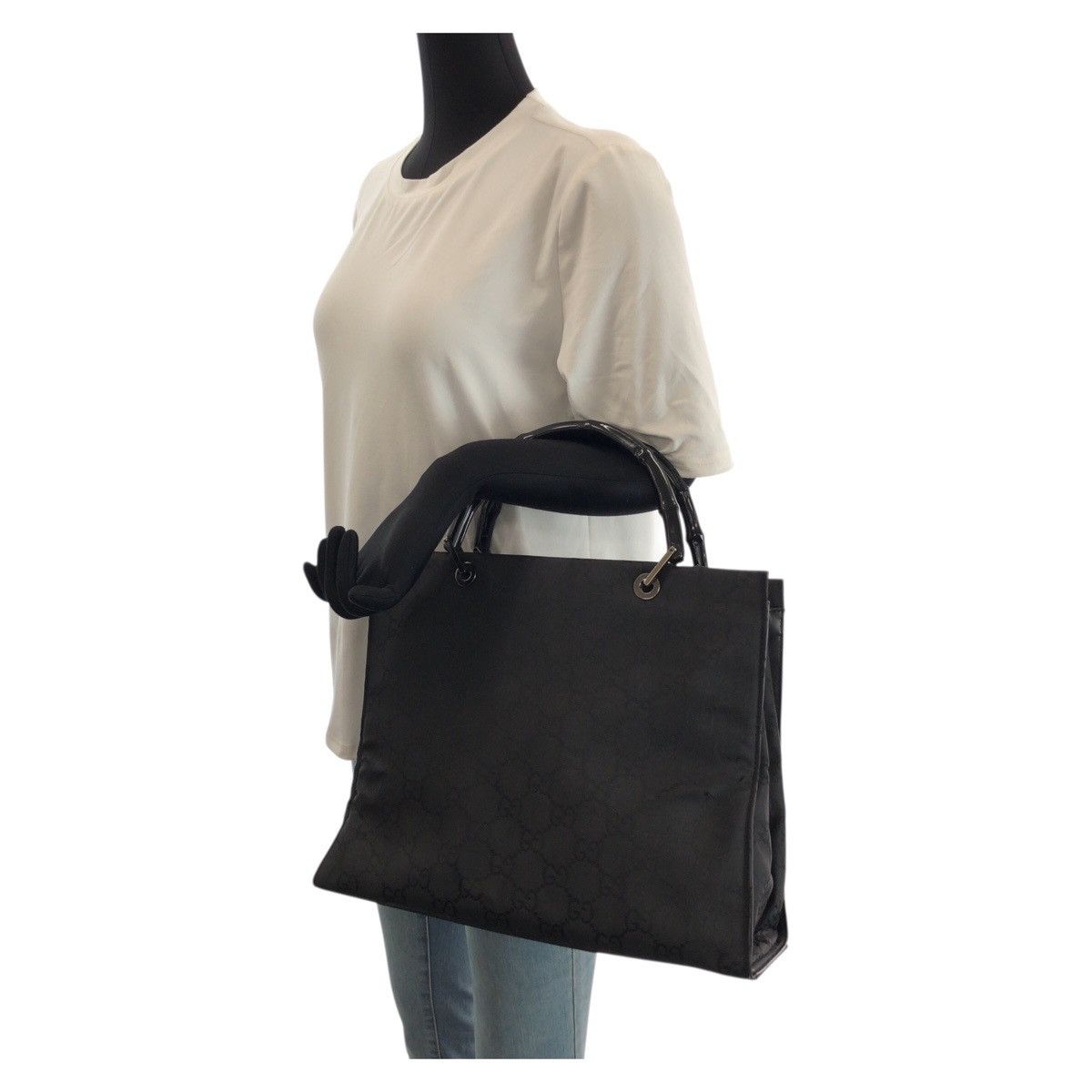 Gucci Gucci Gucci Nylon Tote Bag Textile Tote Bag 0021010 DUTY FREE for USA Size ONE SIZE - 7 Thumbnail
