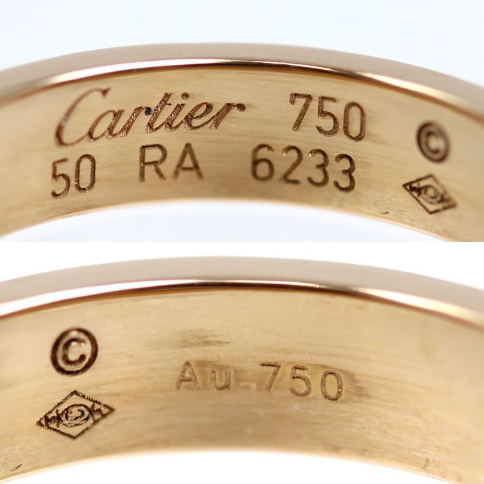 Cartier Cartier Cartier Mini Love Au750 Diamond Ring Size 10 Precious Metal Ring B4085850 DUTY FREE for USA Size ONE SIZE - 5 Thumbnail
