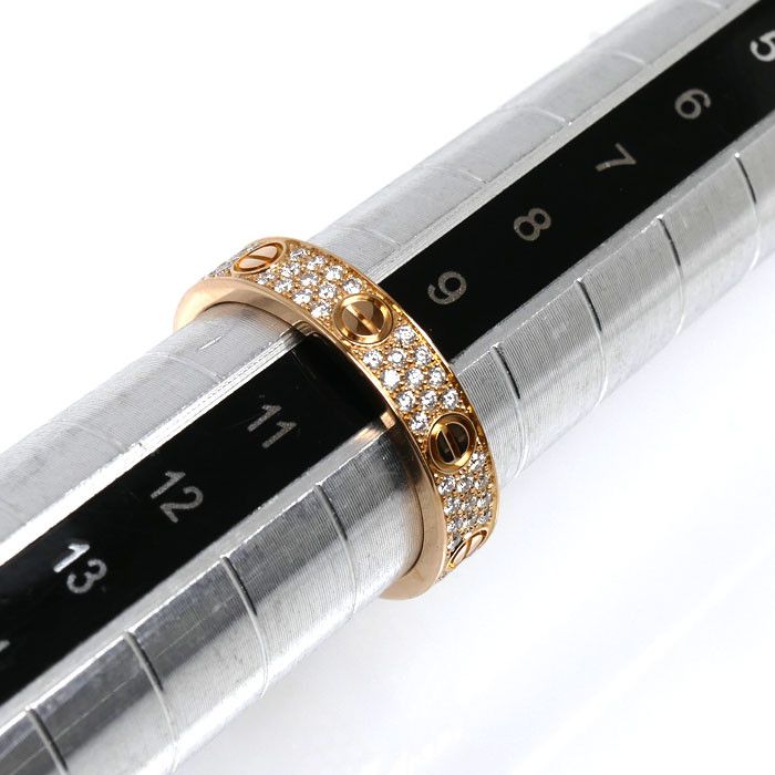 Cartier Cartier Cartier Mini Love Au750 Diamond Ring Size 10 Precious Metal Ring B4085850 DUTY FREE for USA Size ONE SIZE - 6 Thumbnail