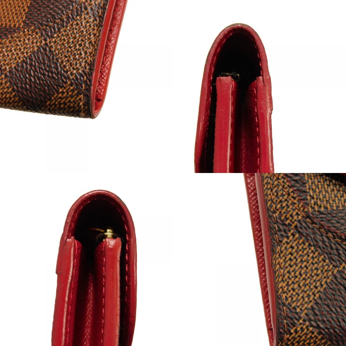 Louis Vuitton Louis Vuitton Louis Vuitton Portefeuille Caissa Damier Long Wallet Textile Long Wallet N61221 DUTY FREE for USA Size ONE SIZE - 19 Thumbnail