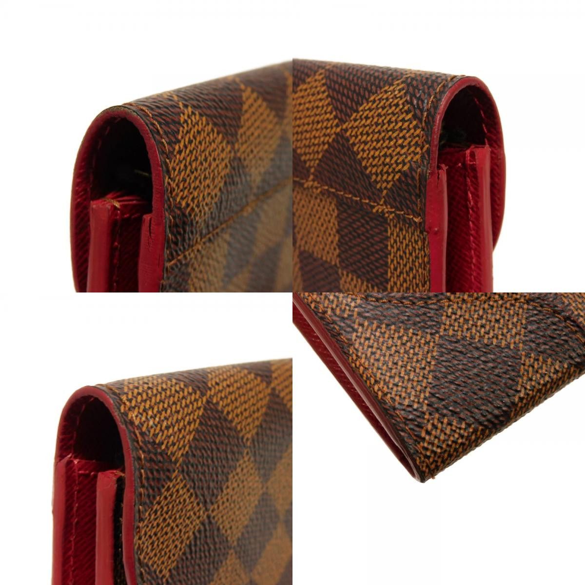 Louis Vuitton Louis Vuitton Louis Vuitton Portefeuille Caissa Damier Long Wallet Textile Long Wallet N61221 DUTY FREE for USA Size ONE SIZE - 18 Thumbnail