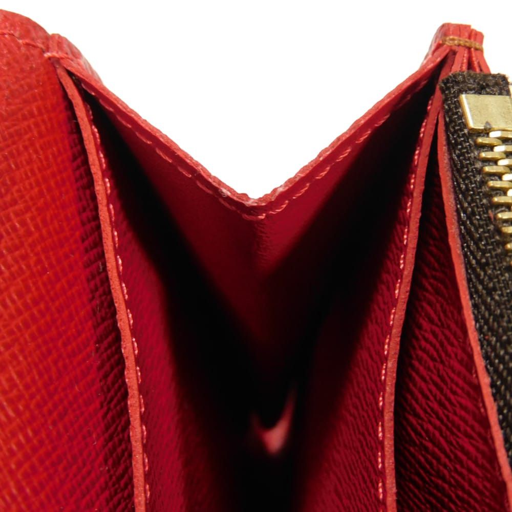 Louis Vuitton Louis Vuitton Louis Vuitton Portefeuille Caissa Damier Long Wallet Textile Long Wallet N61221 DUTY FREE for USA Size ONE SIZE - 11 Thumbnail