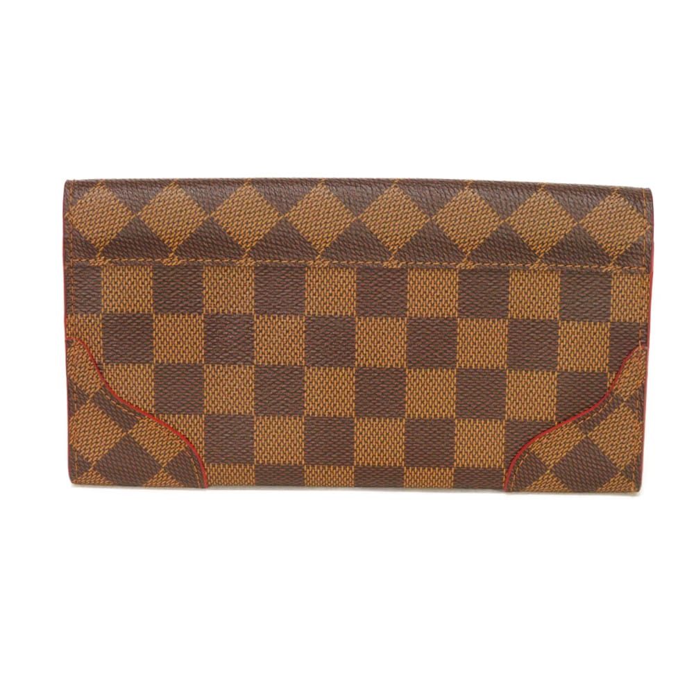 Louis Vuitton Louis Vuitton Louis Vuitton Portefeuille Caissa Damier Long Wallet Textile Long Wallet N61221 DUTY FREE for USA Size ONE SIZE - 3 Thumbnail