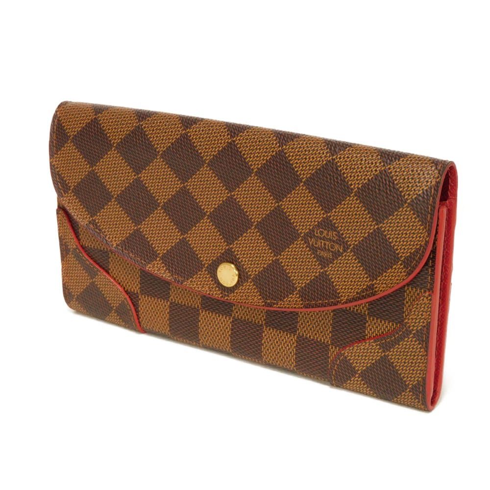 Louis Vuitton Louis Vuitton Louis Vuitton Portefeuille Caissa Damier Long Wallet Textile Long Wallet N61221 DUTY FREE for USA Size ONE SIZE - 2 Thumbnail