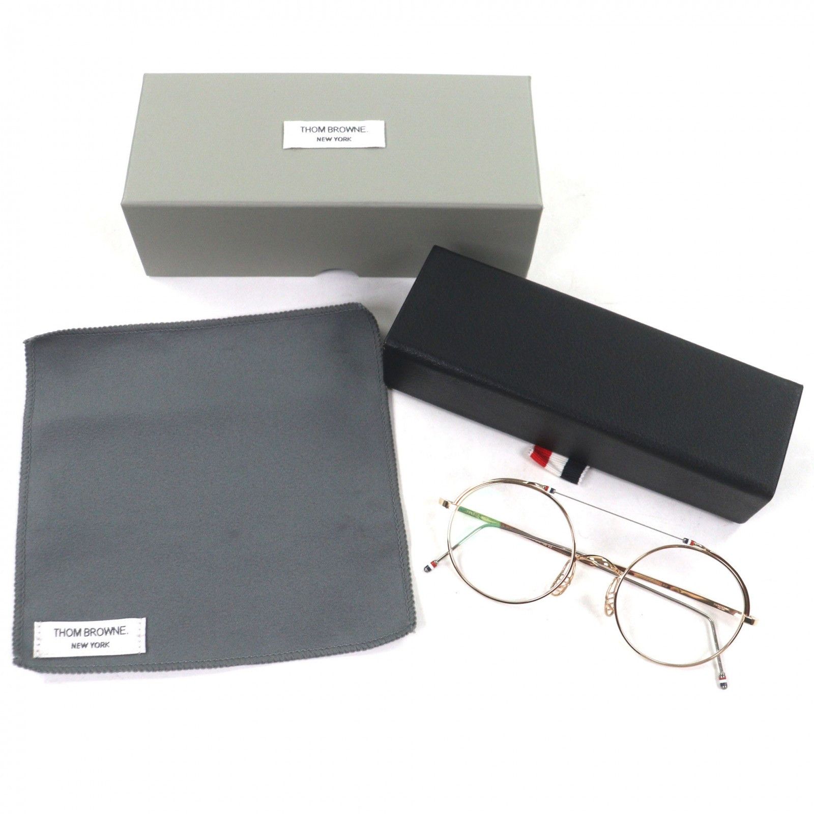 Thom Browne Thom Browne Thom Browne Metal Eyeglasses Metal Glasses TBX910-49-01 DUTY FREE for USA Size ONE SIZE - 2 Thumbnail