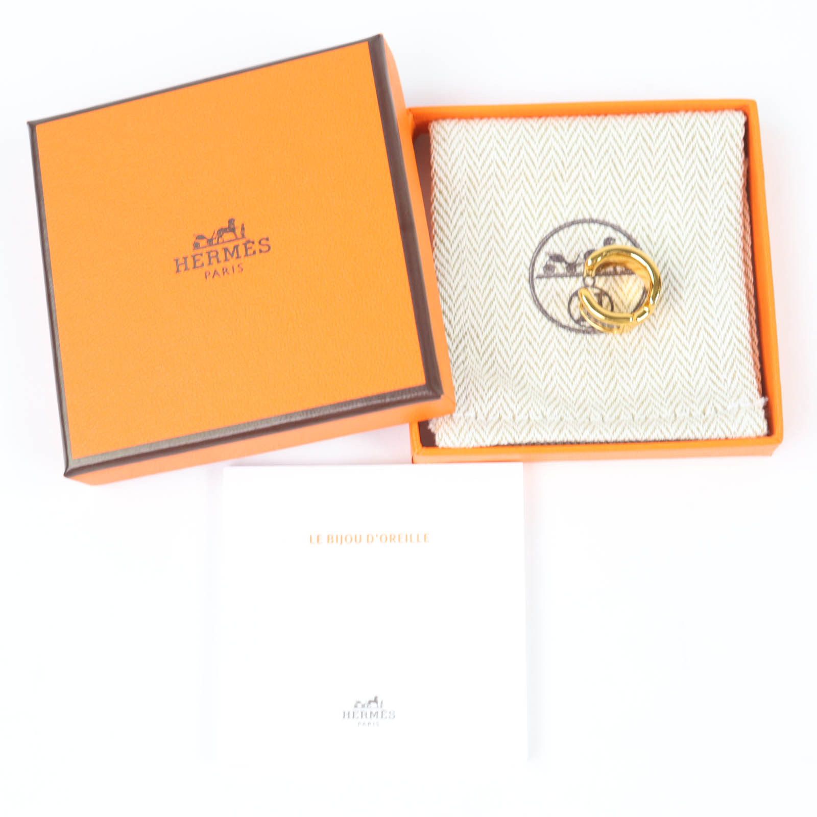 Hermes Hermes Hermes Olympe PM Lizard Ear Cuff Leather Earrings DUTY FREE for USA Size ONE SIZE - 2 Thumbnail