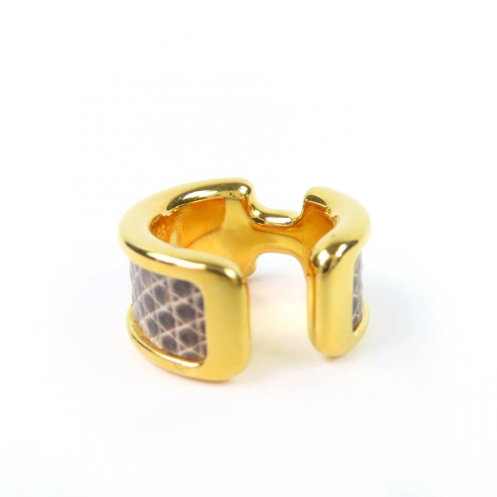 Hermes Hermes Hermes Olympe PM Lizard Ear Cuff Leather Earrings DUTY FREE for USA Size ONE SIZE - 4 Thumbnail