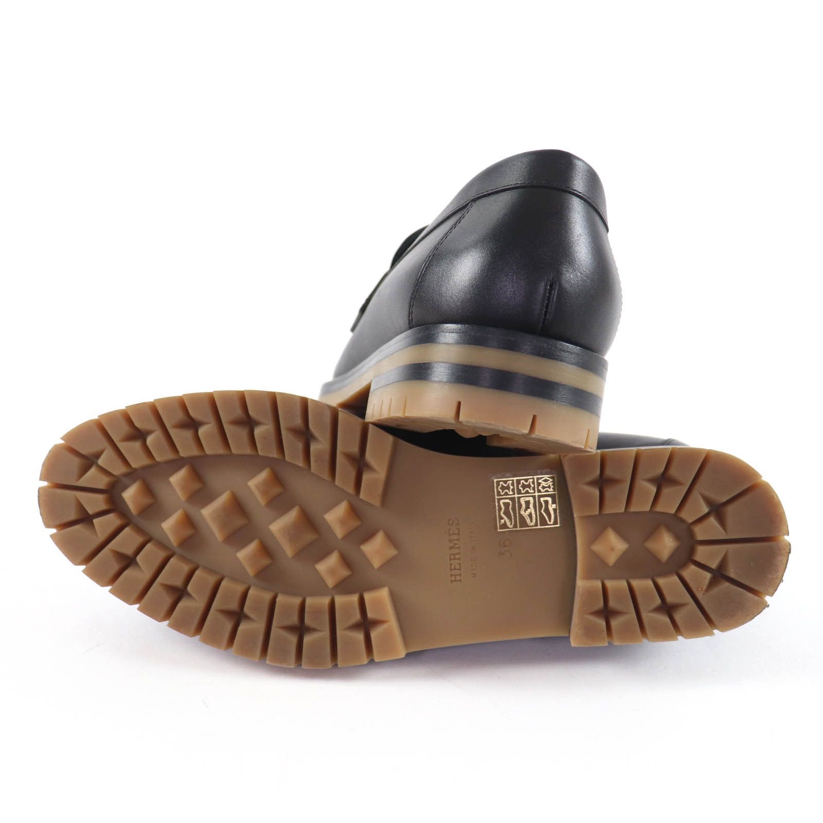 Hermes Hermes Hermes Forble HMetal Leather Loafers 36 Leather Shoes DUTY FREE for USA Size ONE SIZE - 7 Thumbnail