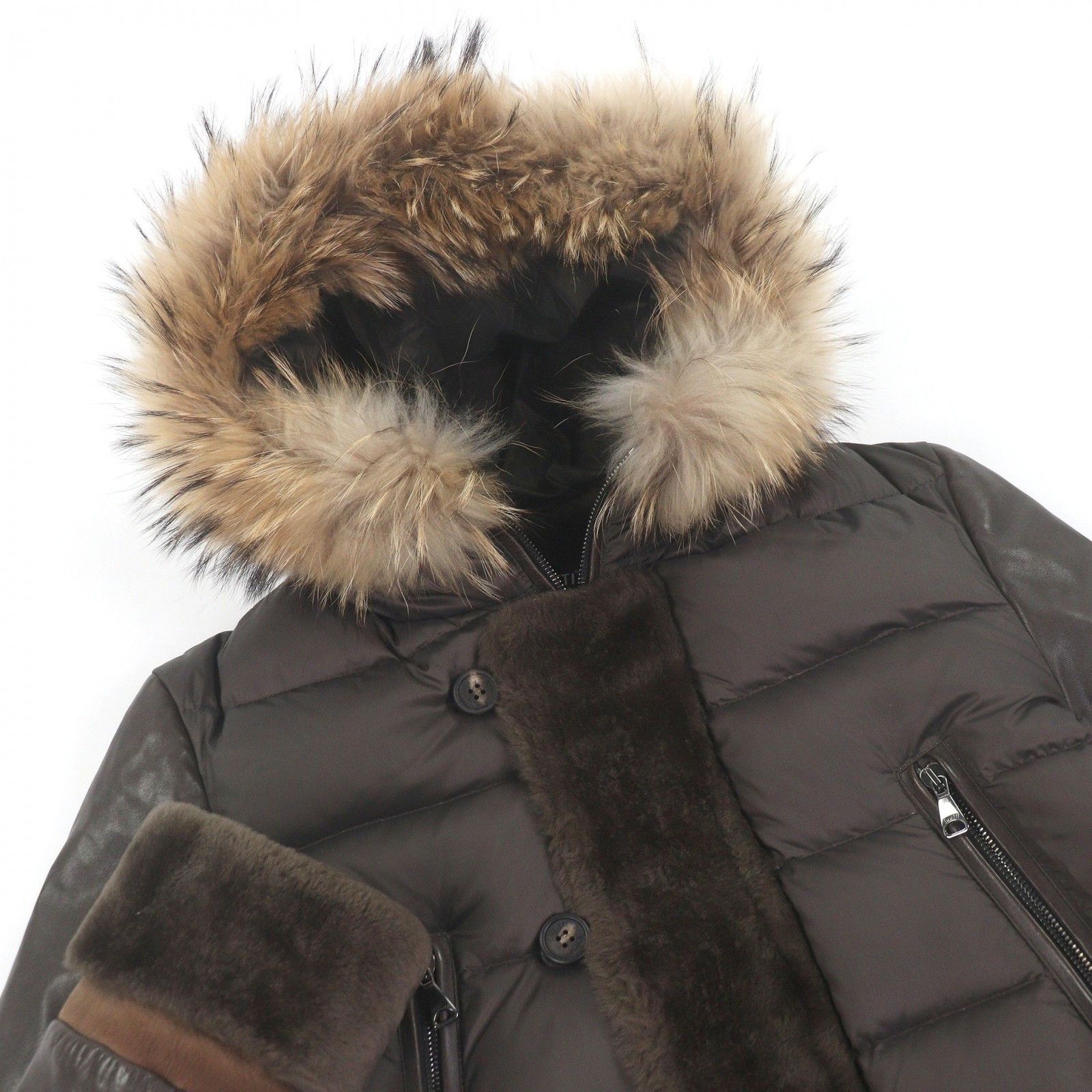 Other Other EMMETI Sheepskin Down Jacket Leather Outerwear DUTY FREE for USA Size ONE SIZE - 2 Thumbnail