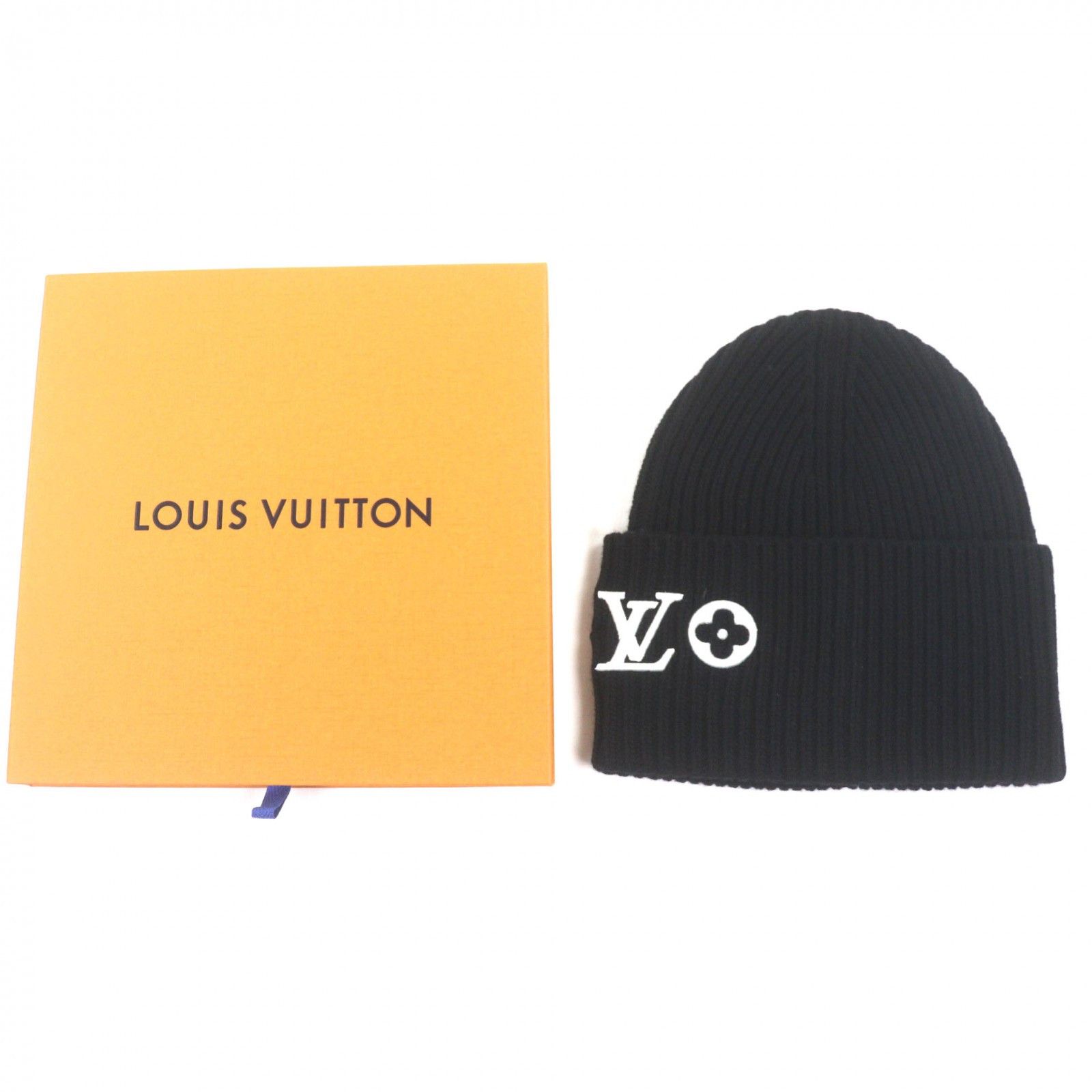 Louis Vuitton Louis Vuitton Louis Vuitton Headline Knit Beanie Textile Hats M77872 DUTY FREE for USA Size ONE SIZE - 2 Thumbnail