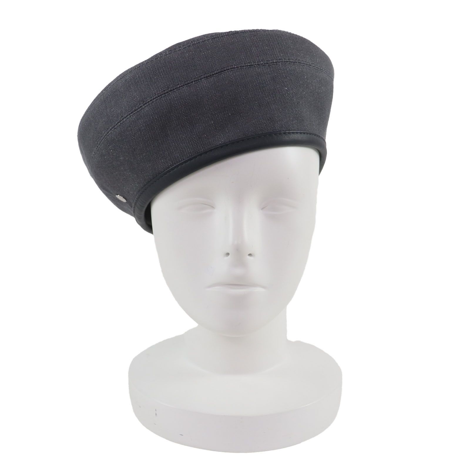 Hermes Hermes Hermes Cotton Beret Textile Hats DUTY FREE for USA Size ONE SIZE - 3 Thumbnail