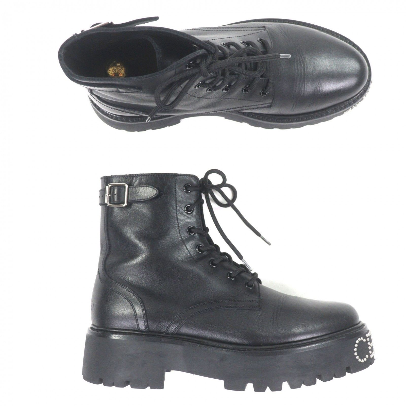 Celine Celine Celine Bulky Leather Boots Leather Shoes DUTY FREE for USA Size ONE SIZE - 6 Thumbnail