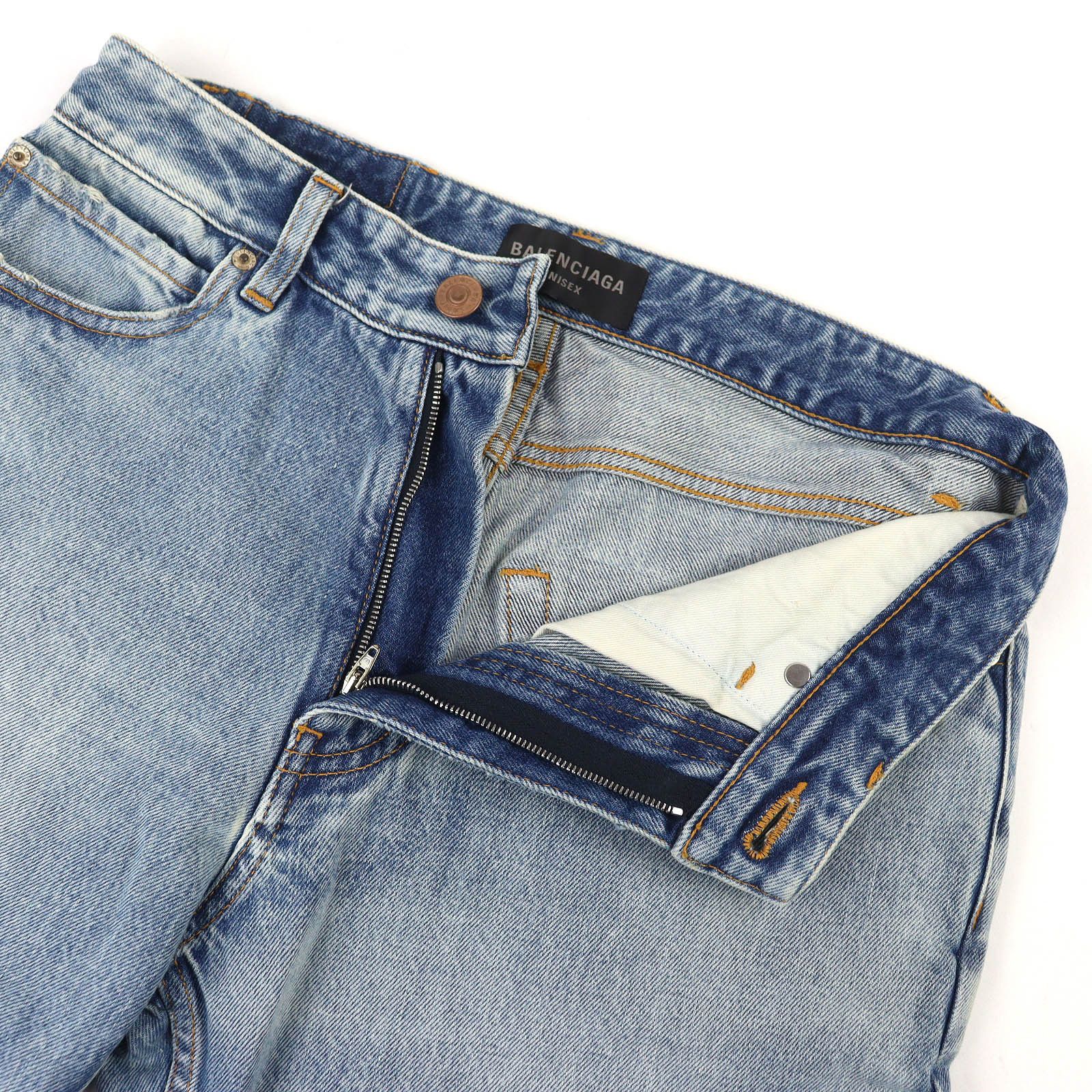 Balenciaga Balenciaga Balenciaga Denim Shorts Textile Shorts 753212 DUTY FREE for USA Size ONE SIZE - 3 Thumbnail