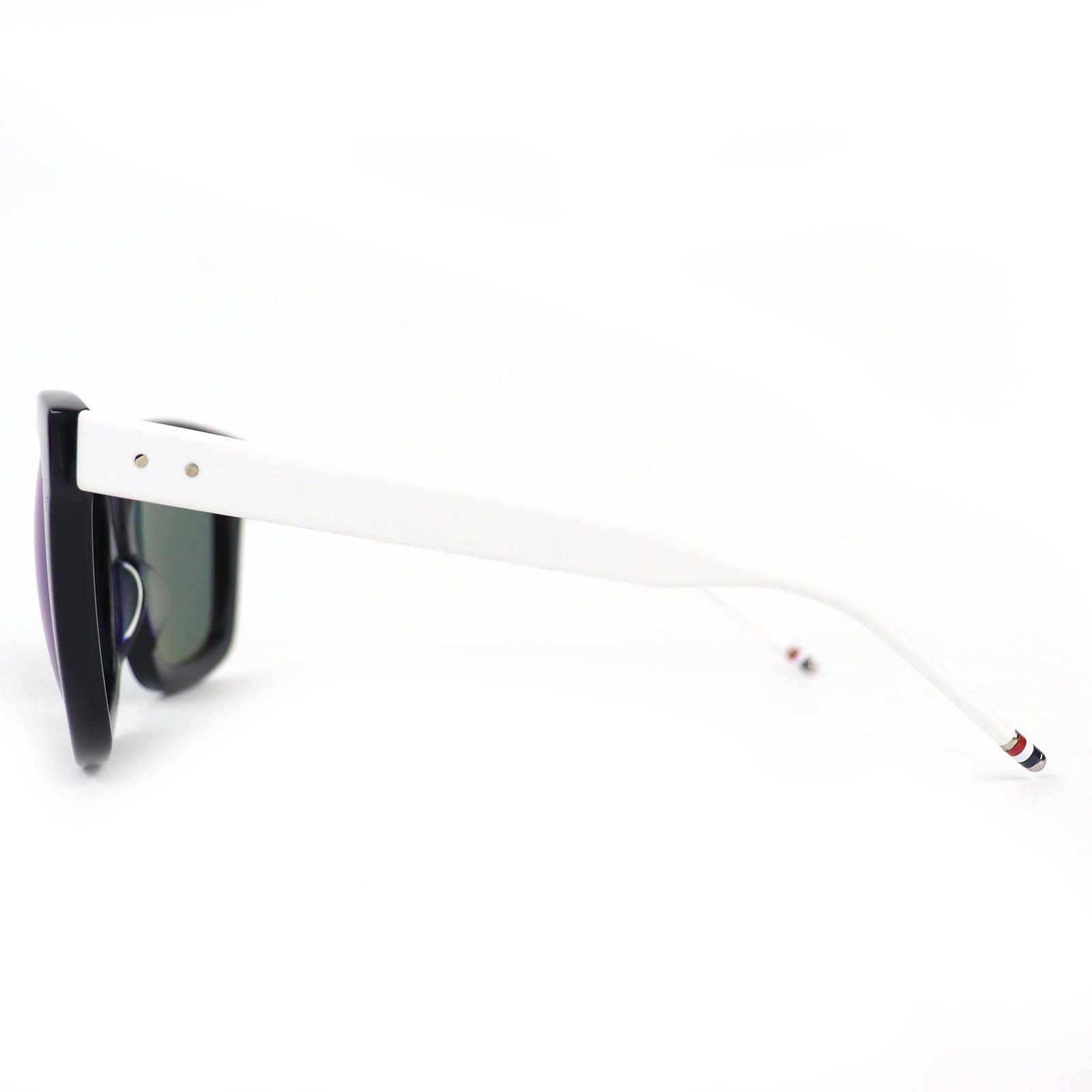 Thom Browne Thom Browne Thom Browne Sunglasses Plastic / Synthetic Sunglasses TB-501-E-T-NVY-WHT-54-AF DUTY FREE for USA Size ONE SIZE - 3 Thumbnail