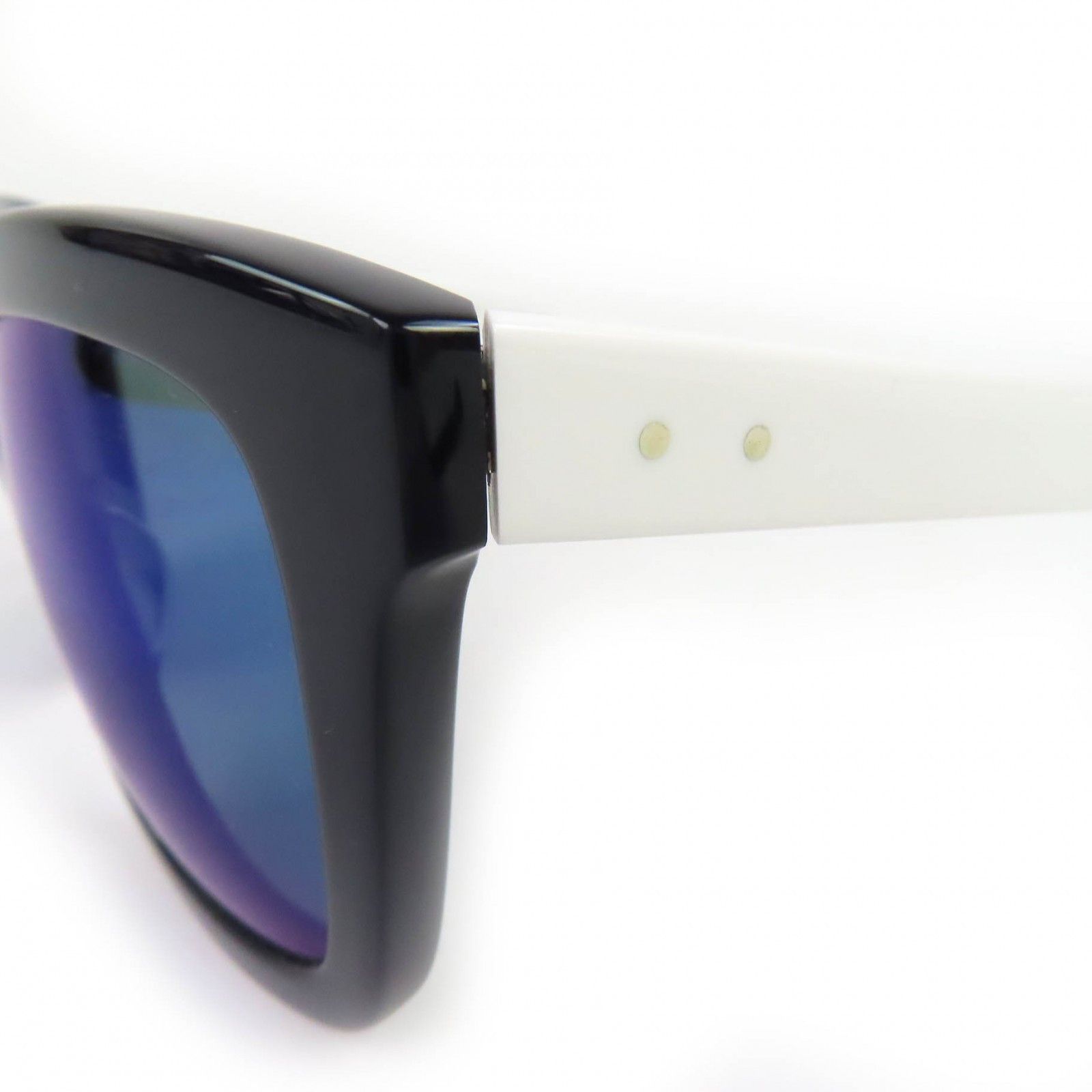 Thom Browne Thom Browne Thom Browne Sunglasses Plastic / Synthetic Sunglasses TB-501-E-T-NVY-WHT-54-AF DUTY FREE for USA Size ONE SIZE - 7 Thumbnail