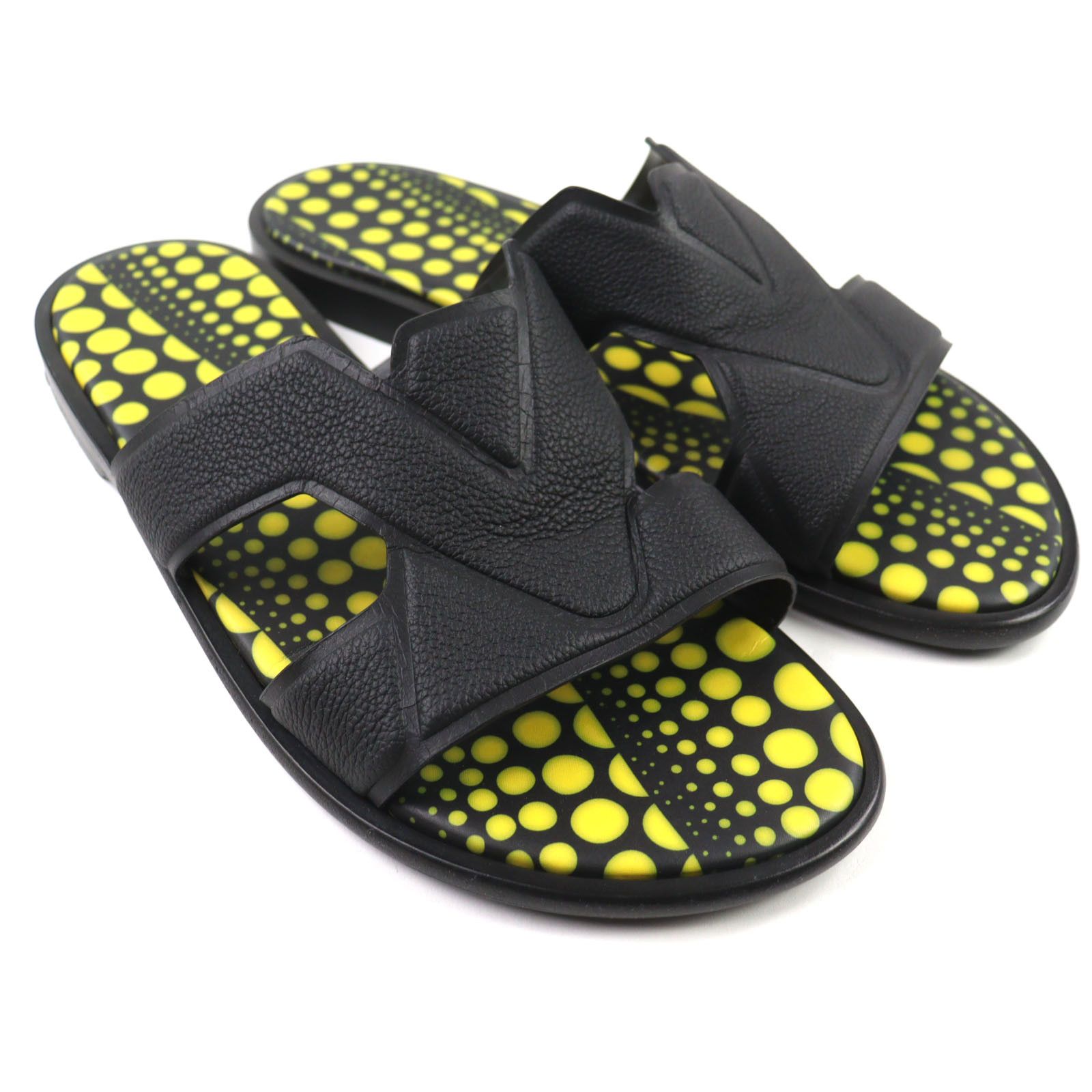 Louis Vuitton Louis Vuitton Louis Vuitton Yayoi Kusama Leather Sandals Leather Shoes DUTY FREE for USA Size ONE SIZE - 3 Thumbnail
