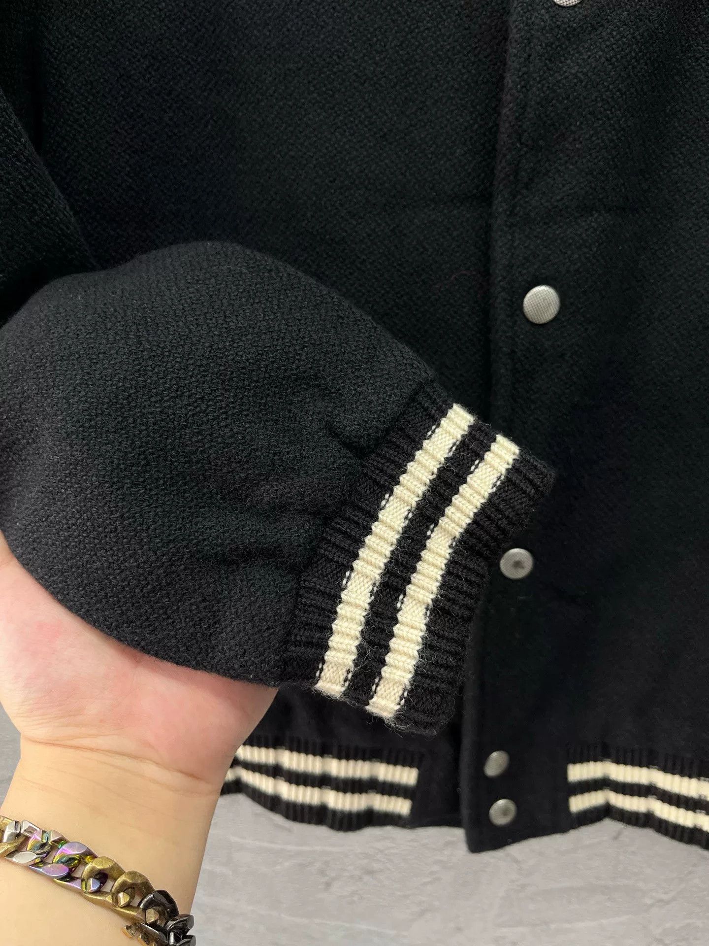 Saint Laurent Paris Saint Laurent Embroidered Back Baseball Jacket Size US M / EU 48-50 / 2 - 8 Thumbnail