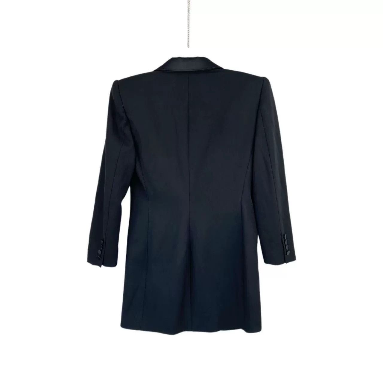Saint Laurent Paris Saint Laurent Black Blazer Bow Dress Size S / US 4 / IT 40 - 2 Thumbnail