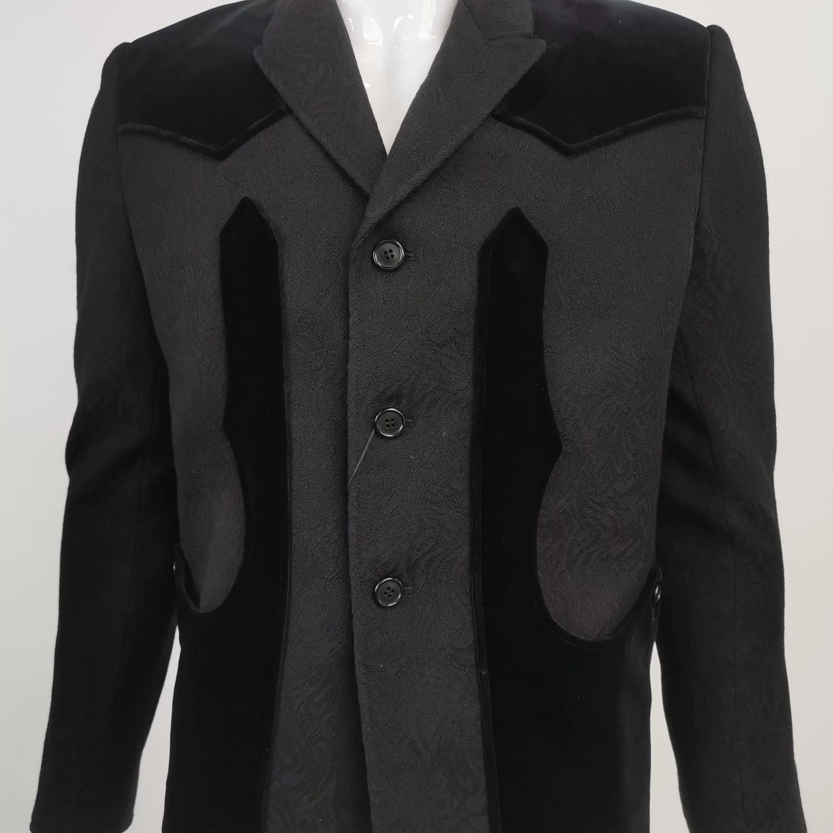 Saint Laurent Paris Saint Laurent Black Wool 3-Button Blazer Size US M / EU 48-50 / 2 - 3 Thumbnail