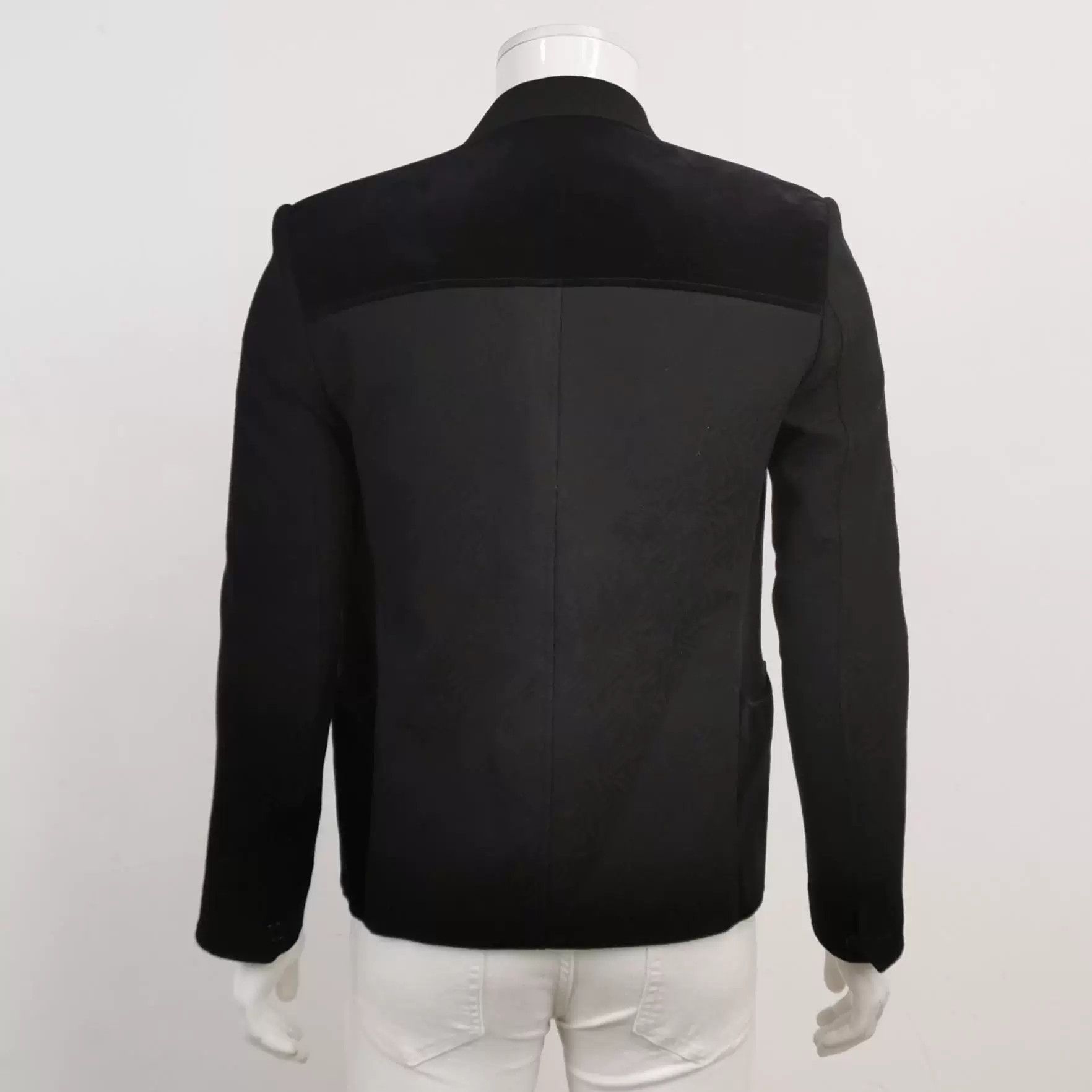 Saint Laurent Paris Saint Laurent Black Wool 3-Button Blazer Size US M / EU 48-50 / 2 - 2 Thumbnail