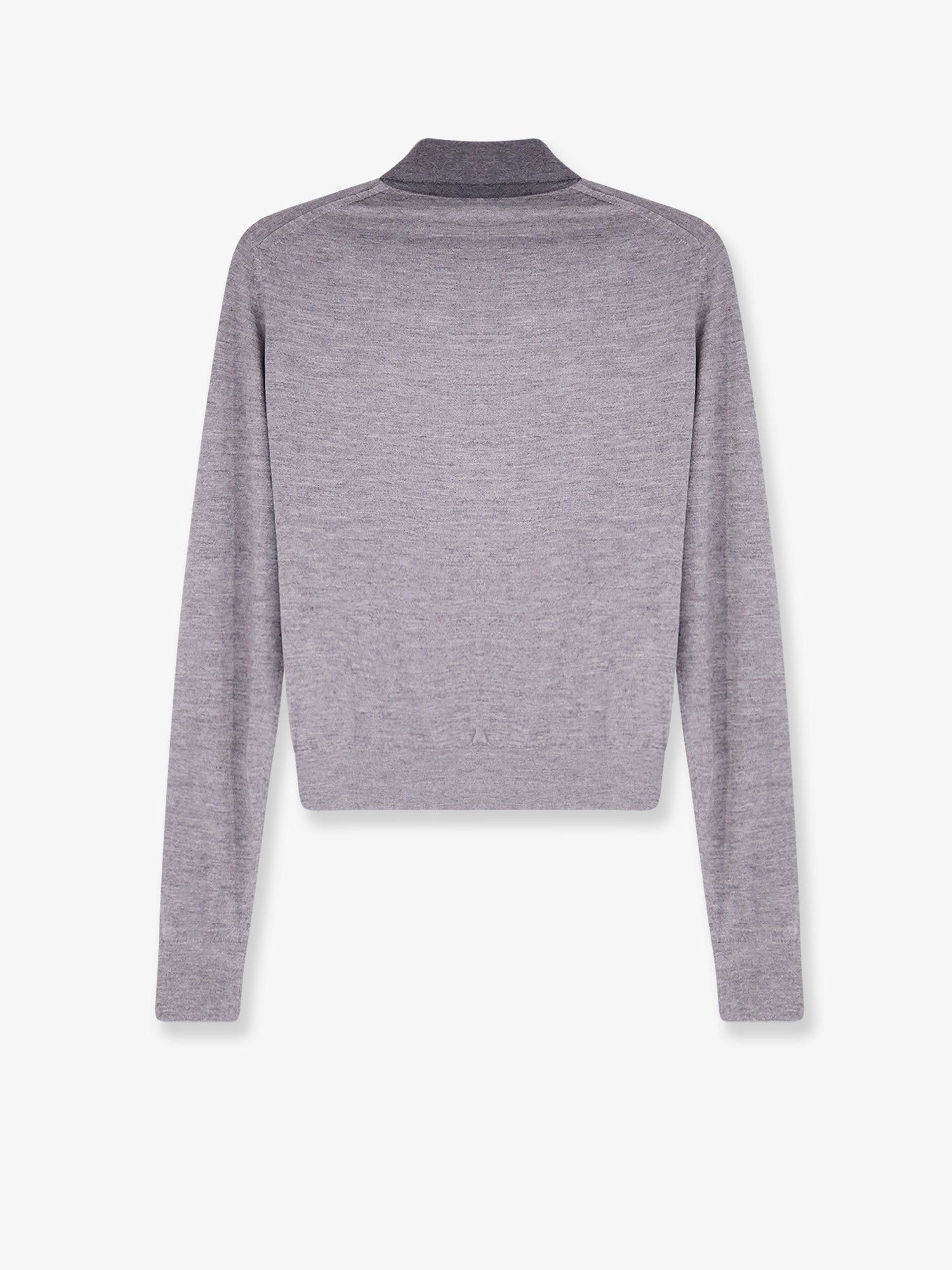 Celine Celine Cashmere and silk polo shirt with embroidery logo on the front Tag Size M Women - USA Tariffs Included Size M / US 6-8 / IT 42-44 - 2 Thumbnail