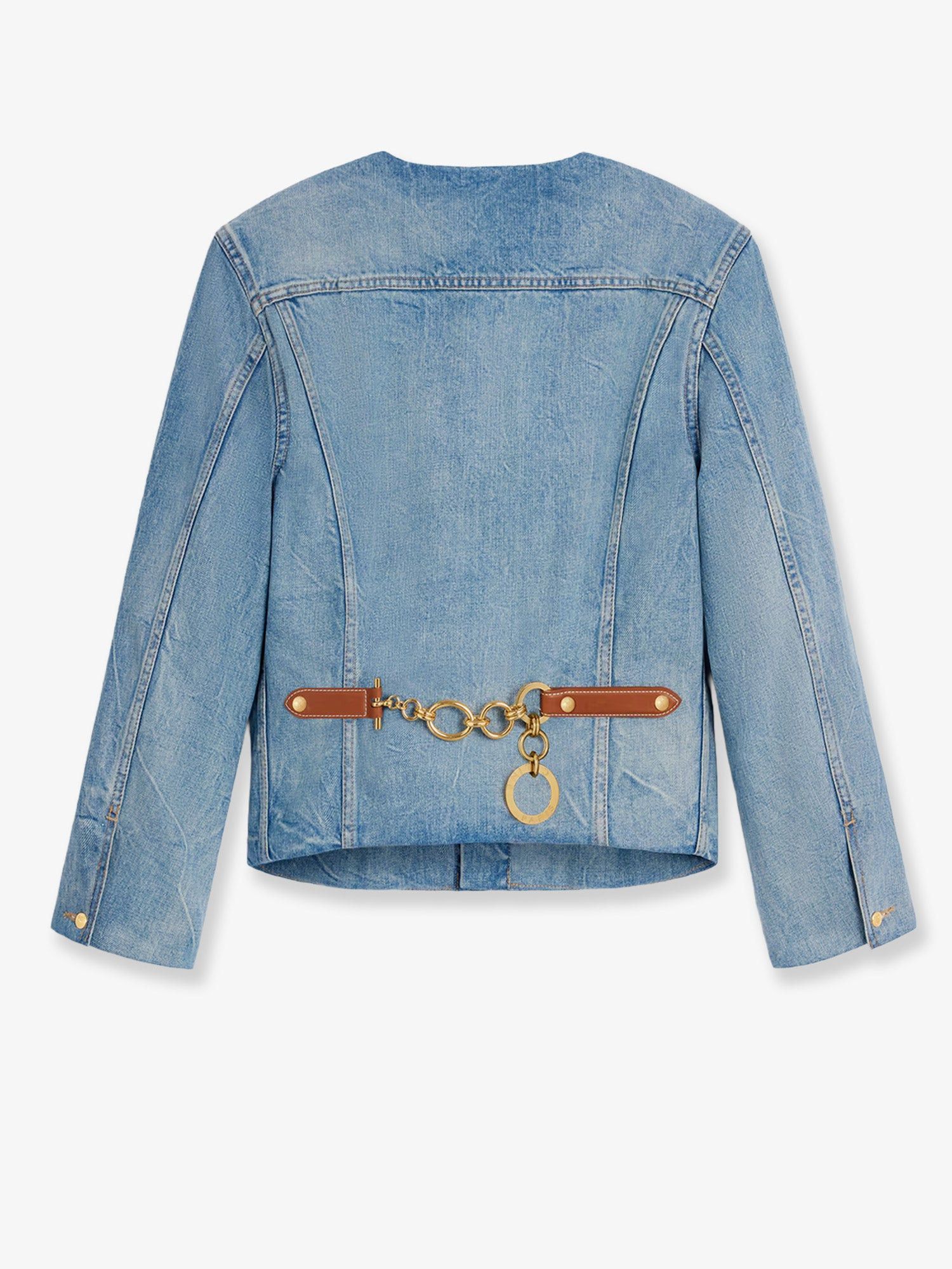 Celine Celine Denim Jacket Tag Size S Women - USA Tariffs Included Size S / US 4 / IT 40 - 2 Thumbnail