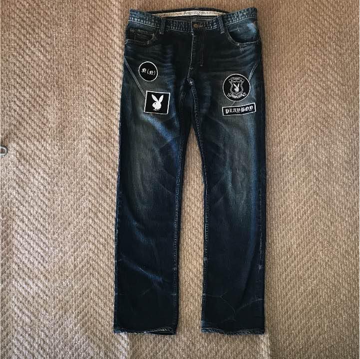 Number (N)ine × Playboy Number Nine x Playboy Denim Pacthwork