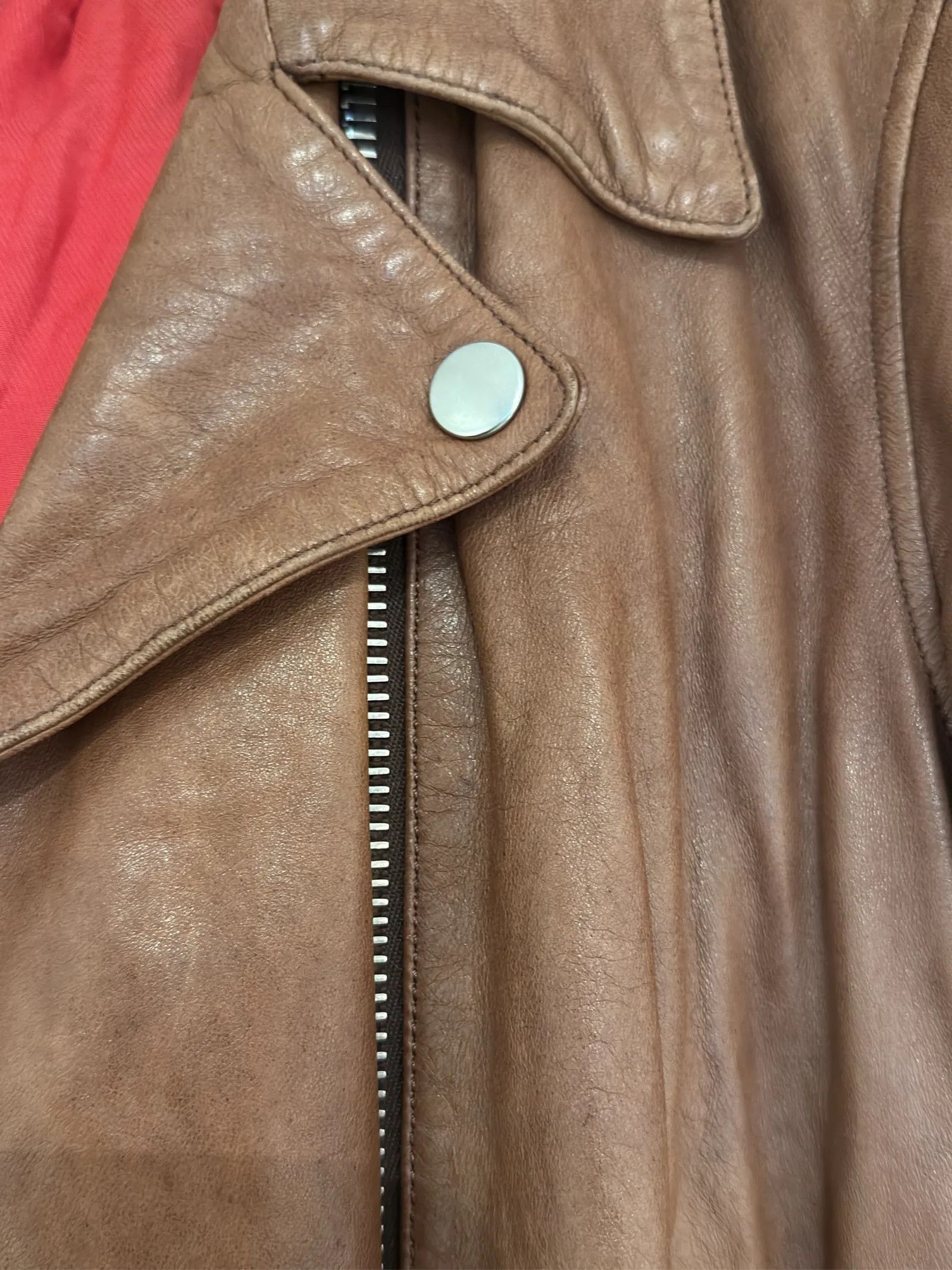 Acne Studios Acne Studios Leather Jacket Size S / US 4 / IT 40 - 3 Thumbnail