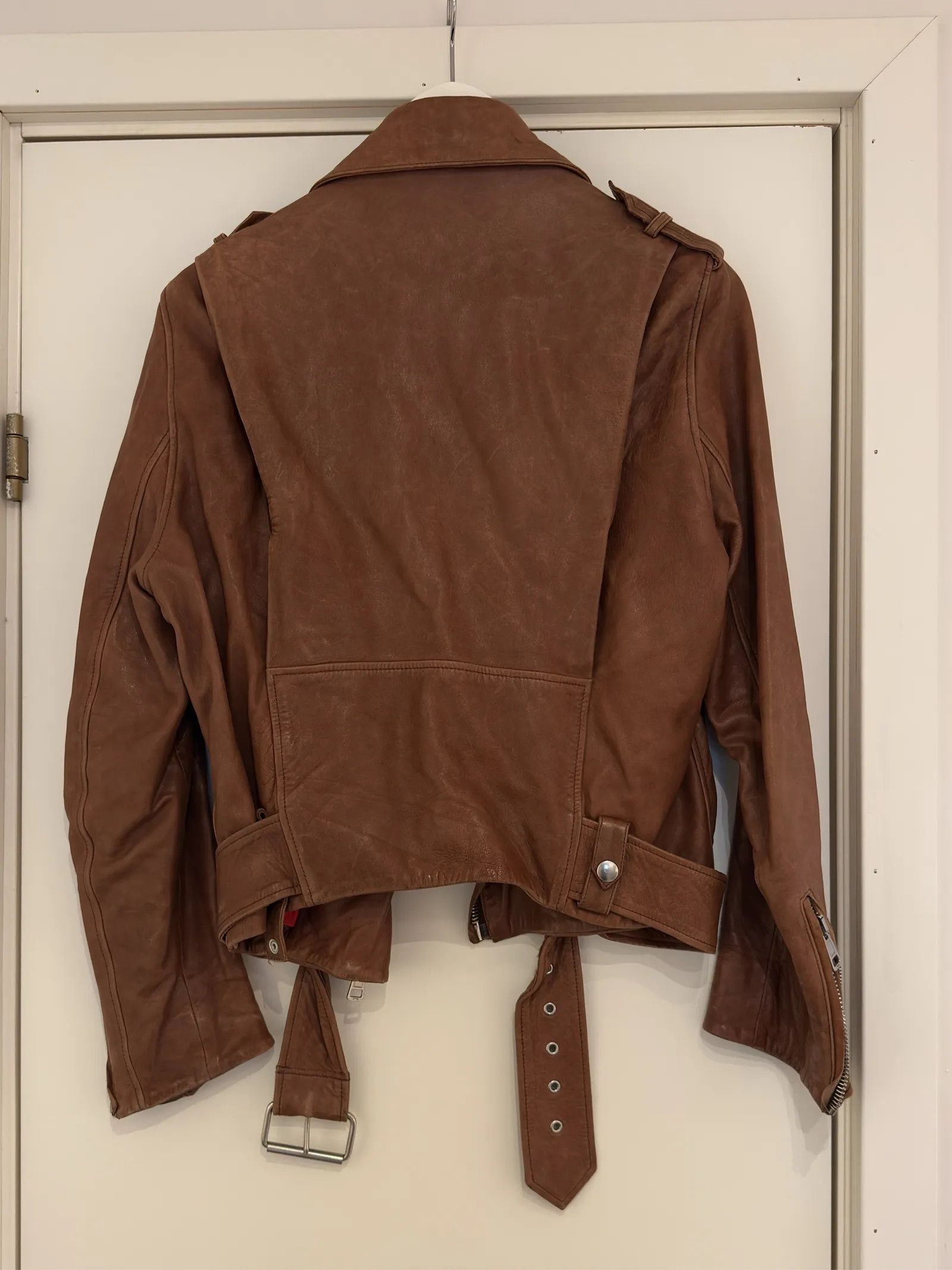 Acne Studios Acne Studios Leather Jacket Size S / US 4 / IT 40 - 4 Thumbnail