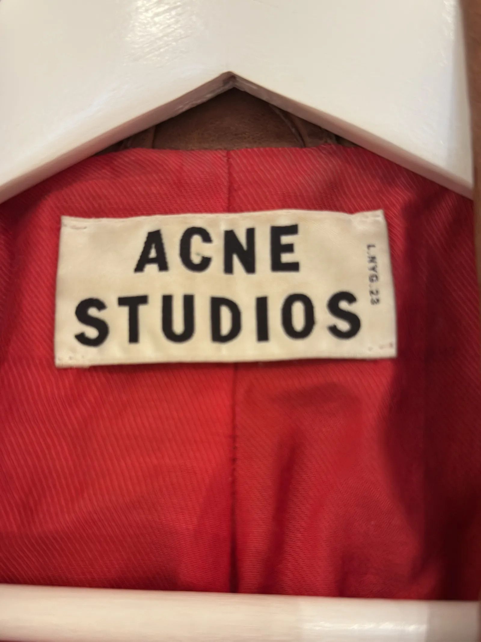 Acne Studios Acne Studios Leather Jacket Size S / US 4 / IT 40 - 2 Thumbnail