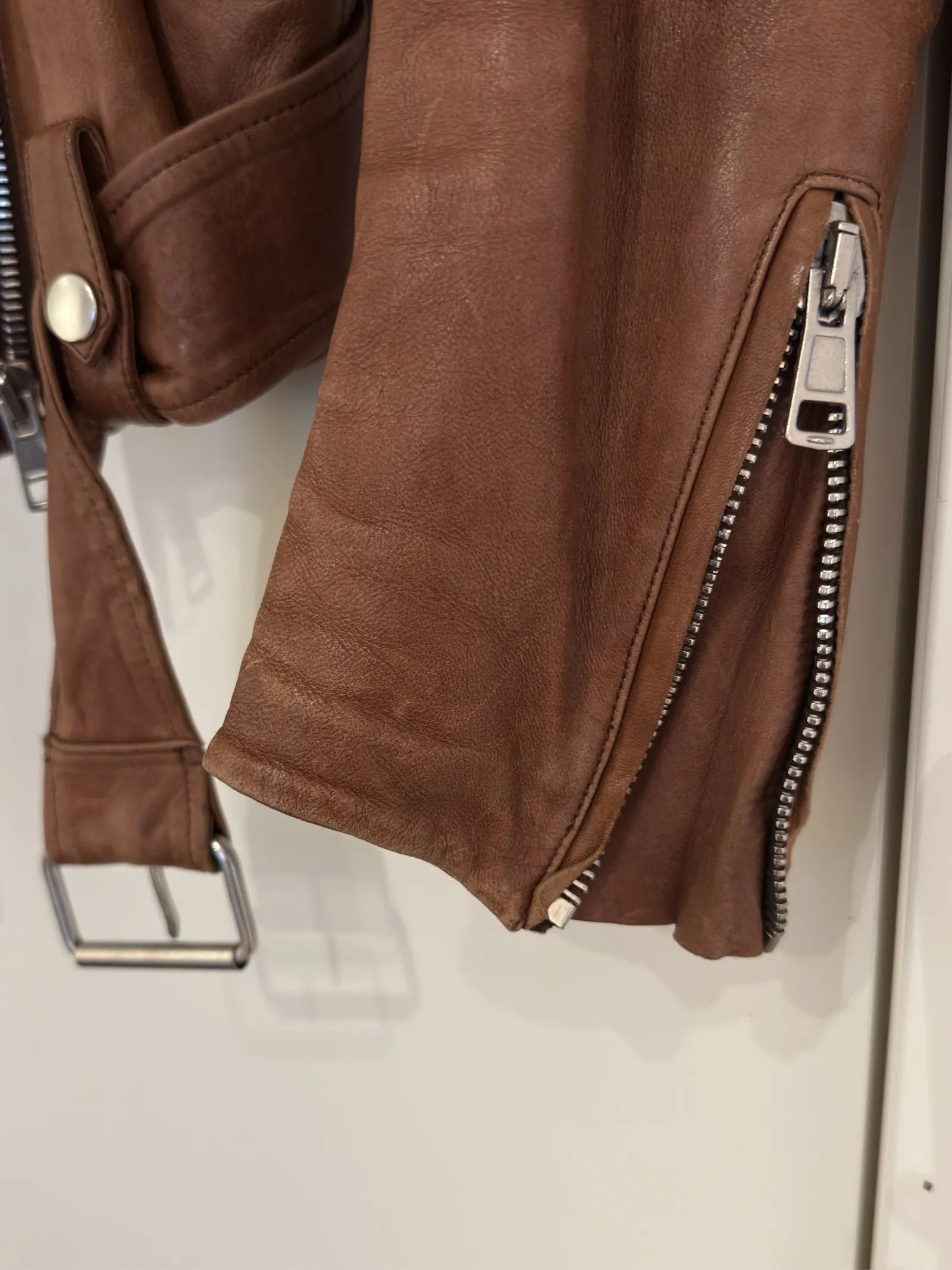 Acne Studios Acne Studios Leather Jacket Size S / US 4 / IT 40 - 7 Thumbnail