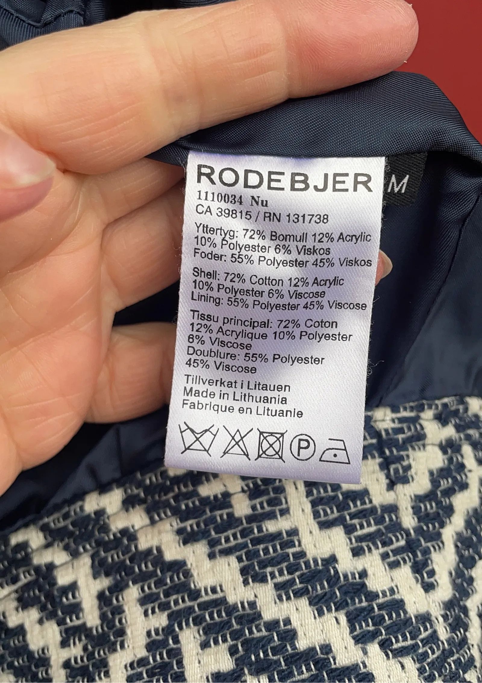 Rodebjer Rodebjer Vive Zigzag Jacket Size M / US 6-8 / IT 42-44 - 3 Thumbnail