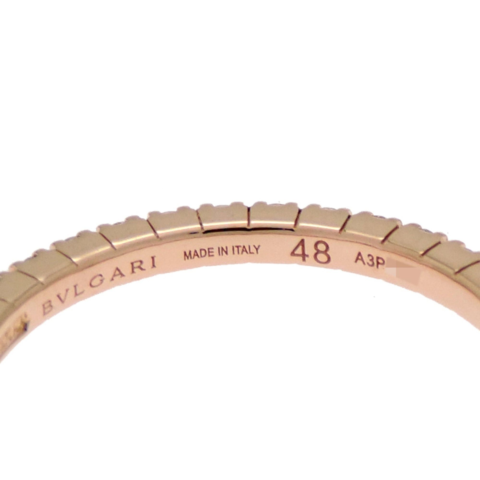 Bvlgari Bvlgari Eternity Wedding Diamond Ring, Size 48, Women's, 750 Pink Gold Size ONE SIZE - 6 Thumbnail