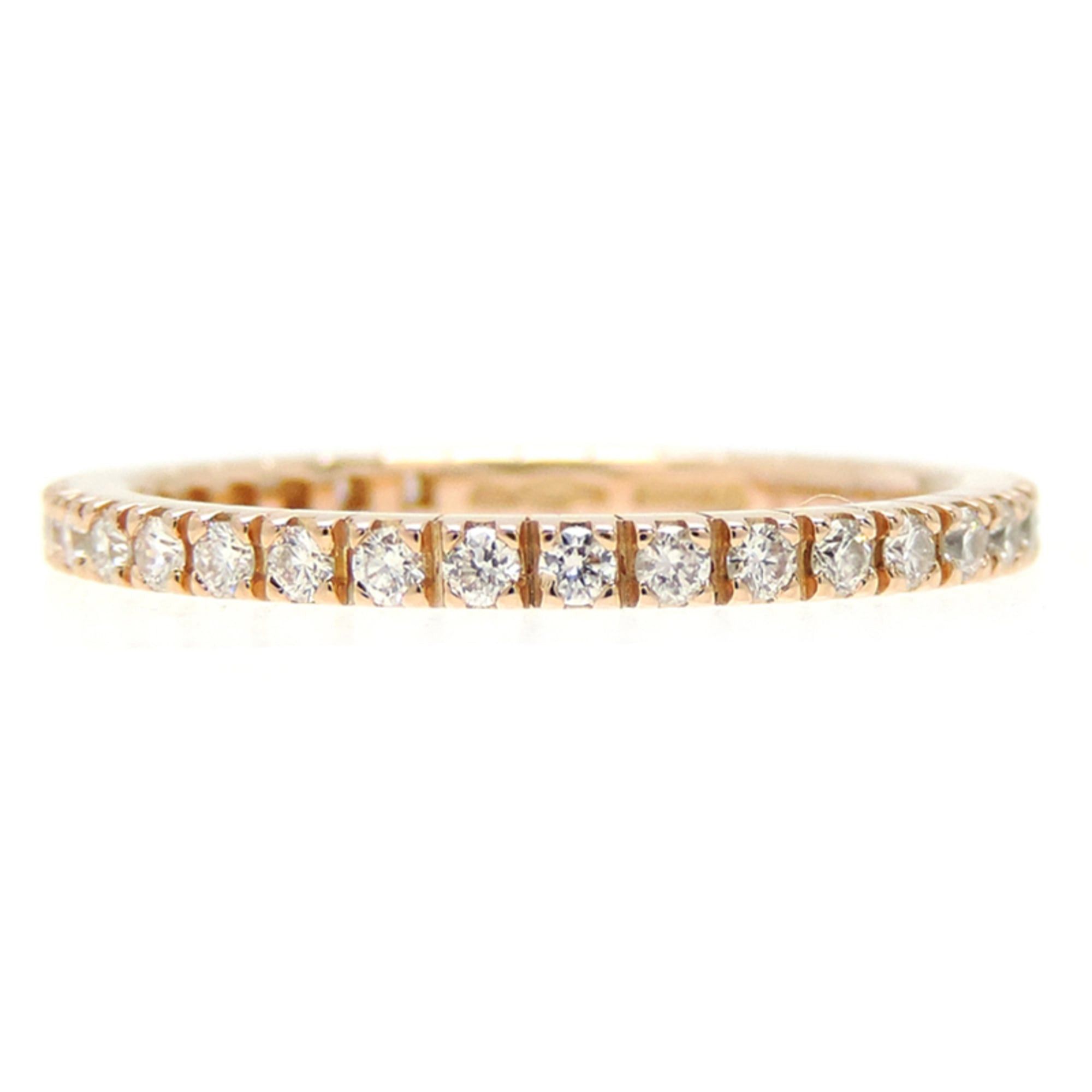 Bvlgari Bvlgari Eternity Wedding Diamond Ring, Size 48, Women's, 750 Pink Gold Size ONE SIZE - 4 Thumbnail