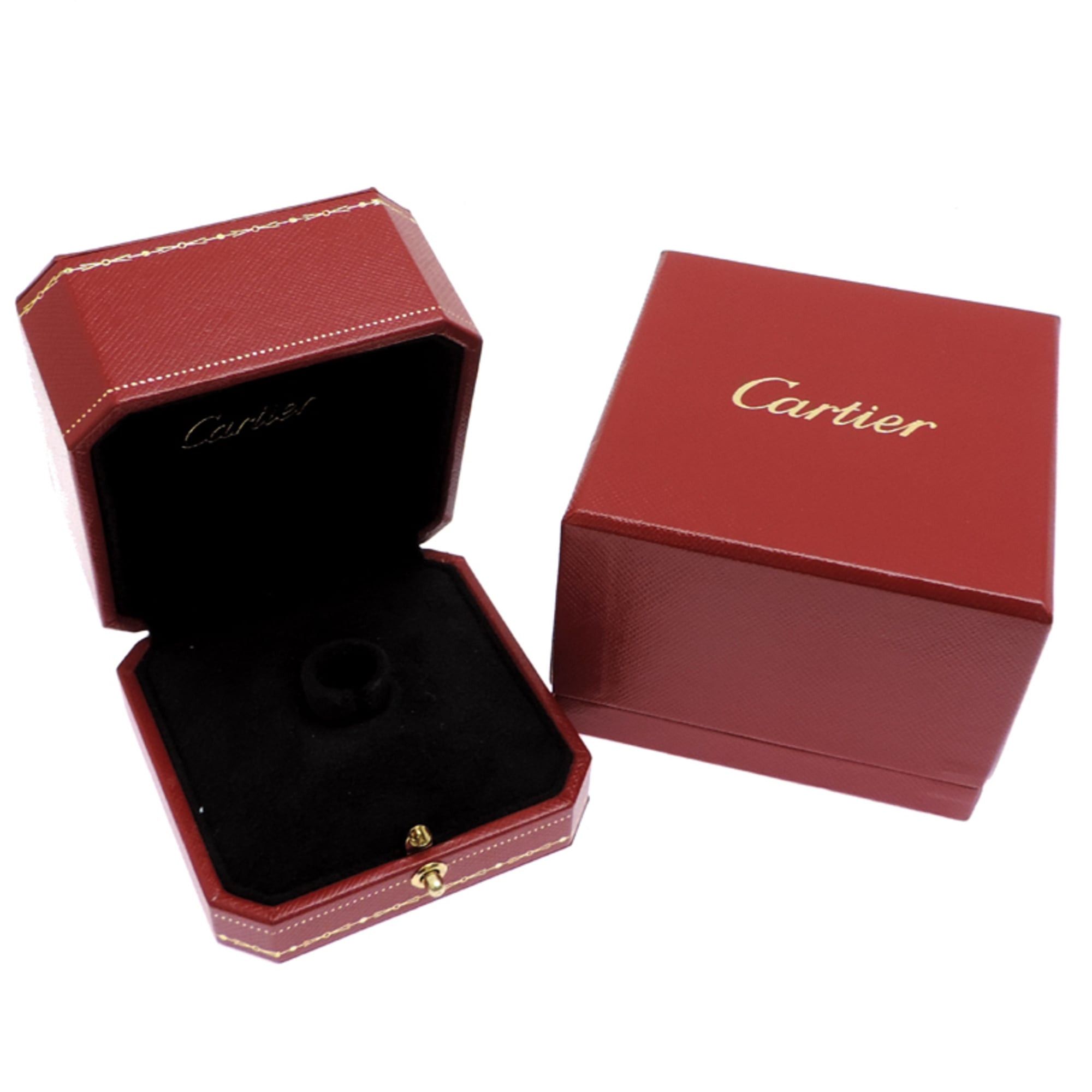 Cartier Cartier Love Classic Model 3P Diamond Ring #48 (Women's/Men's) B4032500 750 White Gold Size ONE SIZE - 8 Thumbnail