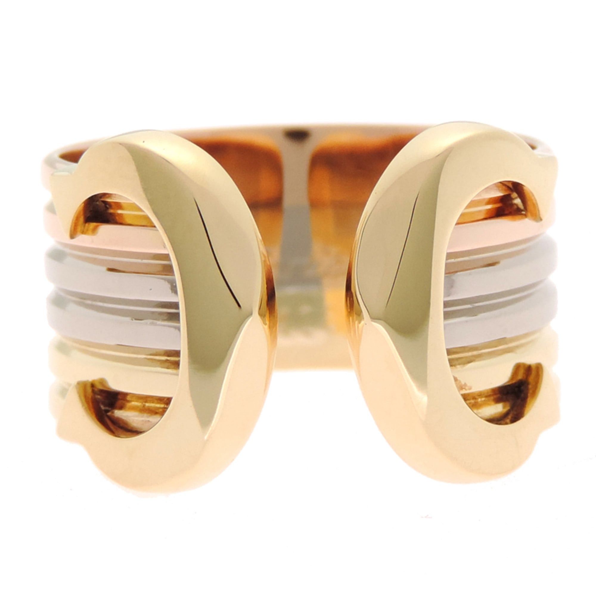 Cartier Cartier 2C #54 Women's/Men's Ring, 750 Yellow Gold, Gold Tone Size ONE SIZE - 4 Thumbnail