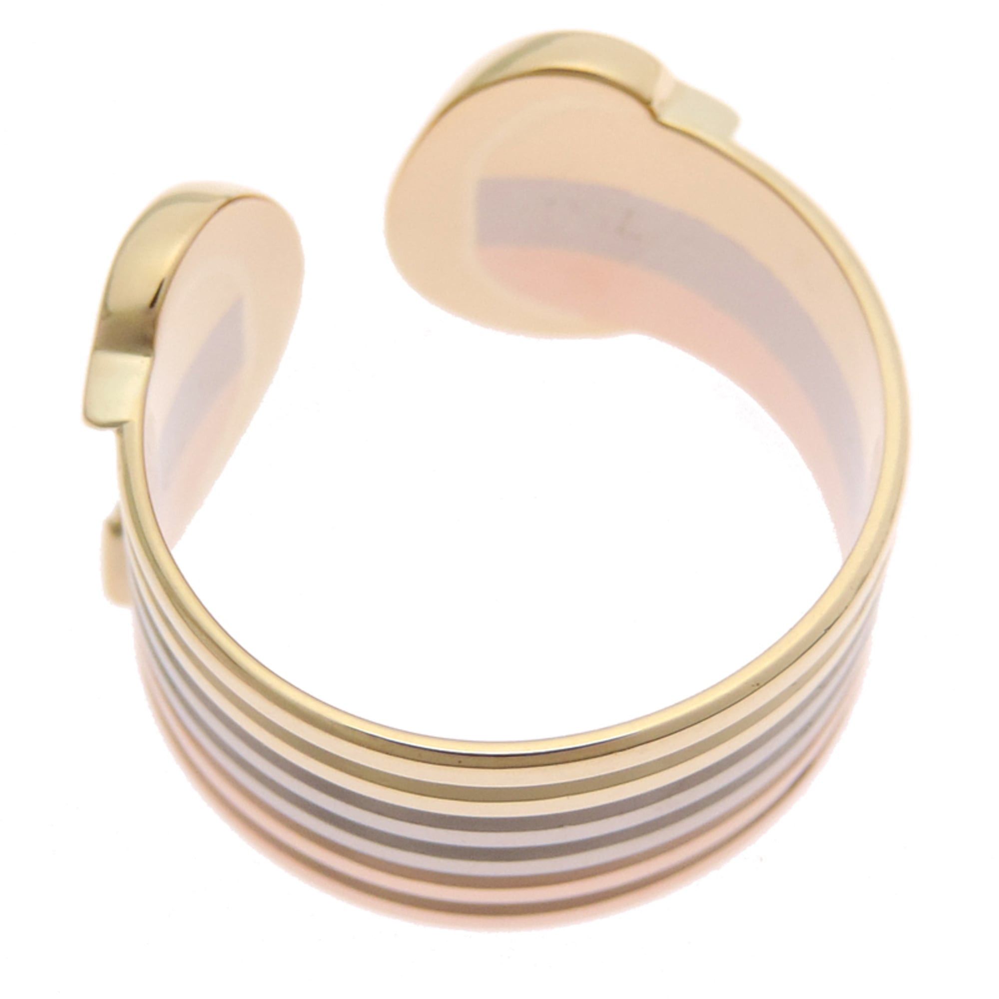 Cartier Cartier 2C #54 Women's/Men's Ring, 750 Yellow Gold, Gold Tone Size ONE SIZE - 3 Thumbnail