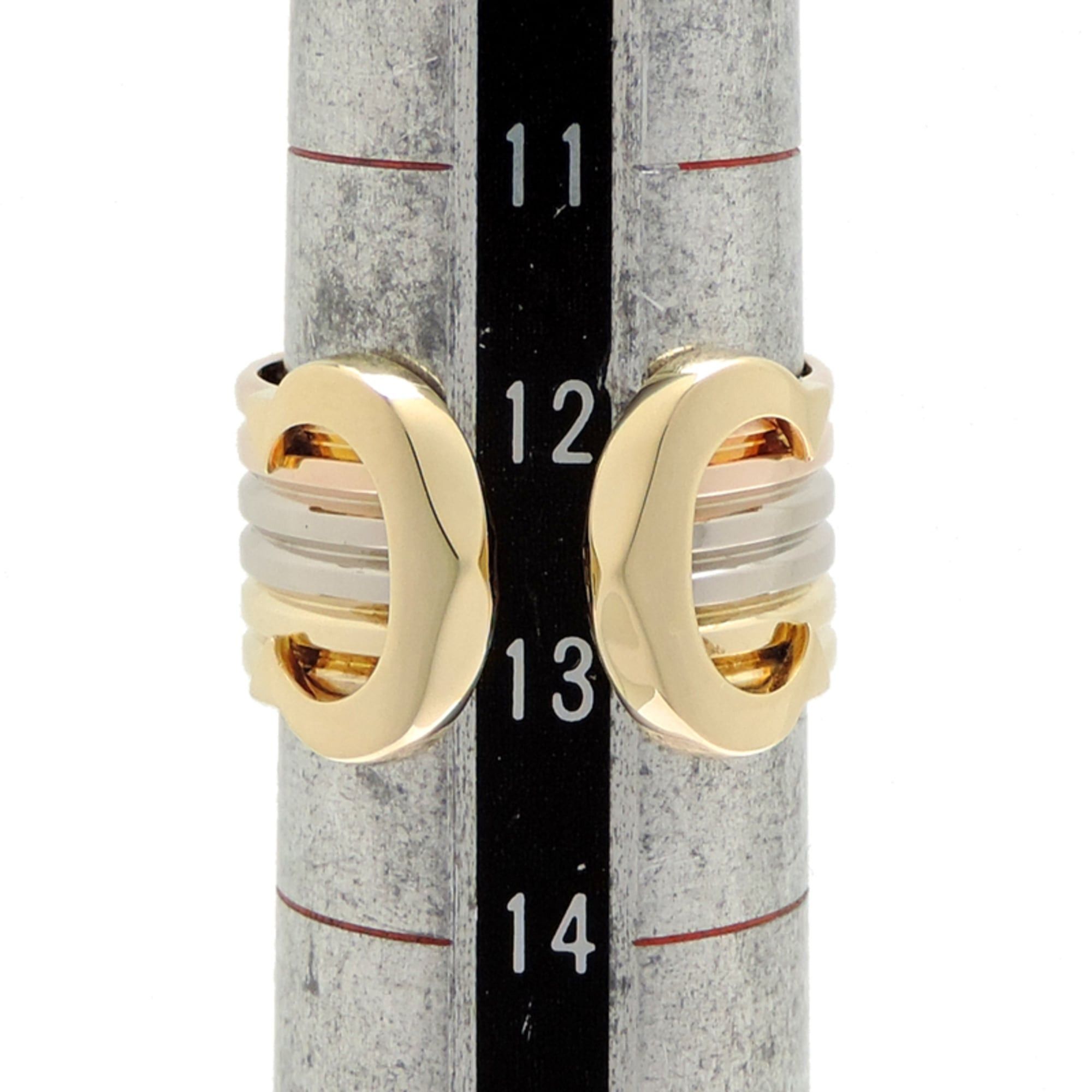 Cartier Cartier 2C #54 Women's/Men's Ring, 750 Yellow Gold, Gold Tone Size ONE SIZE - 7 Thumbnail