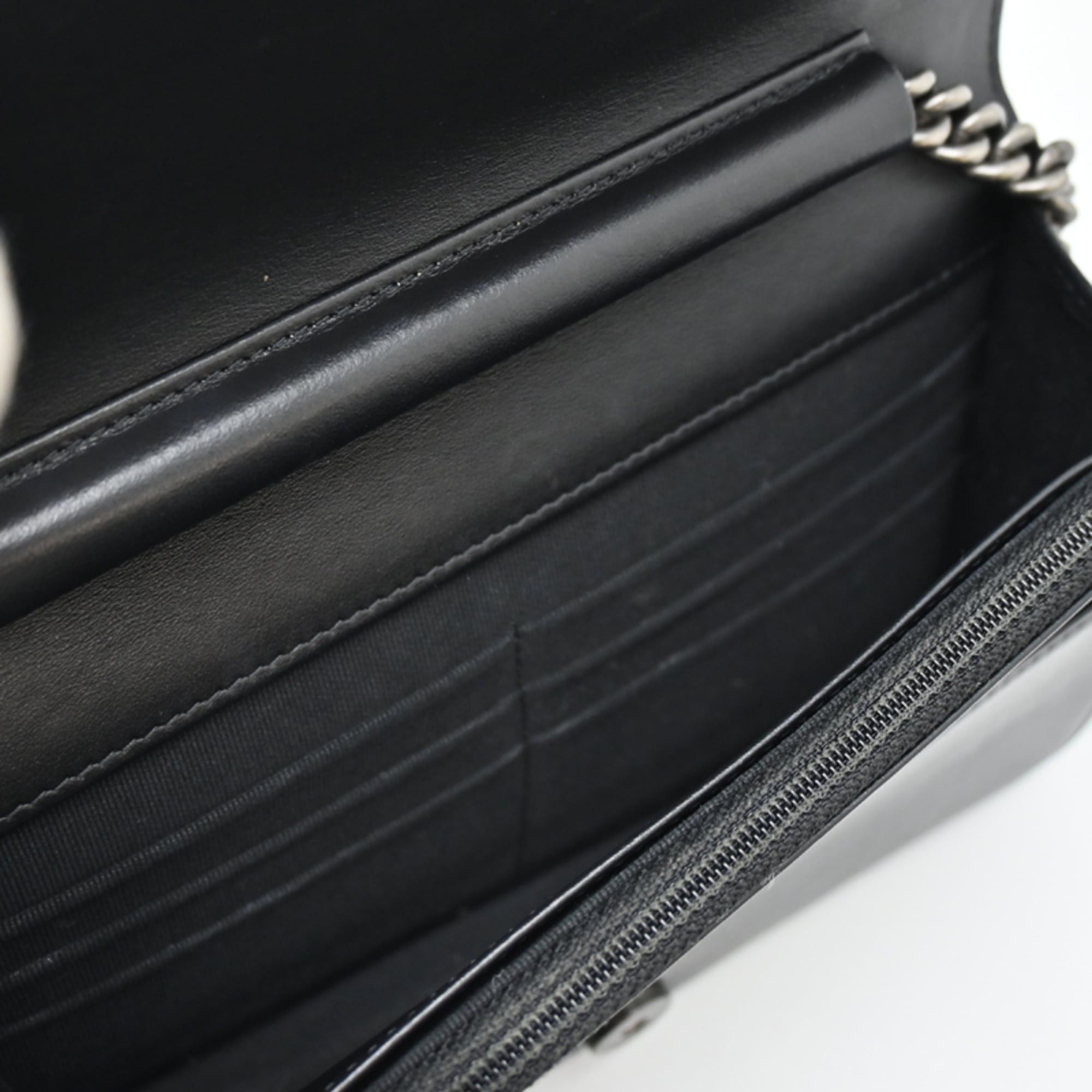 Chanel Chanel Boy Chain Wallet for Women, AP1117, Caviar Leather, Black Size ONE SIZE - 6 Thumbnail