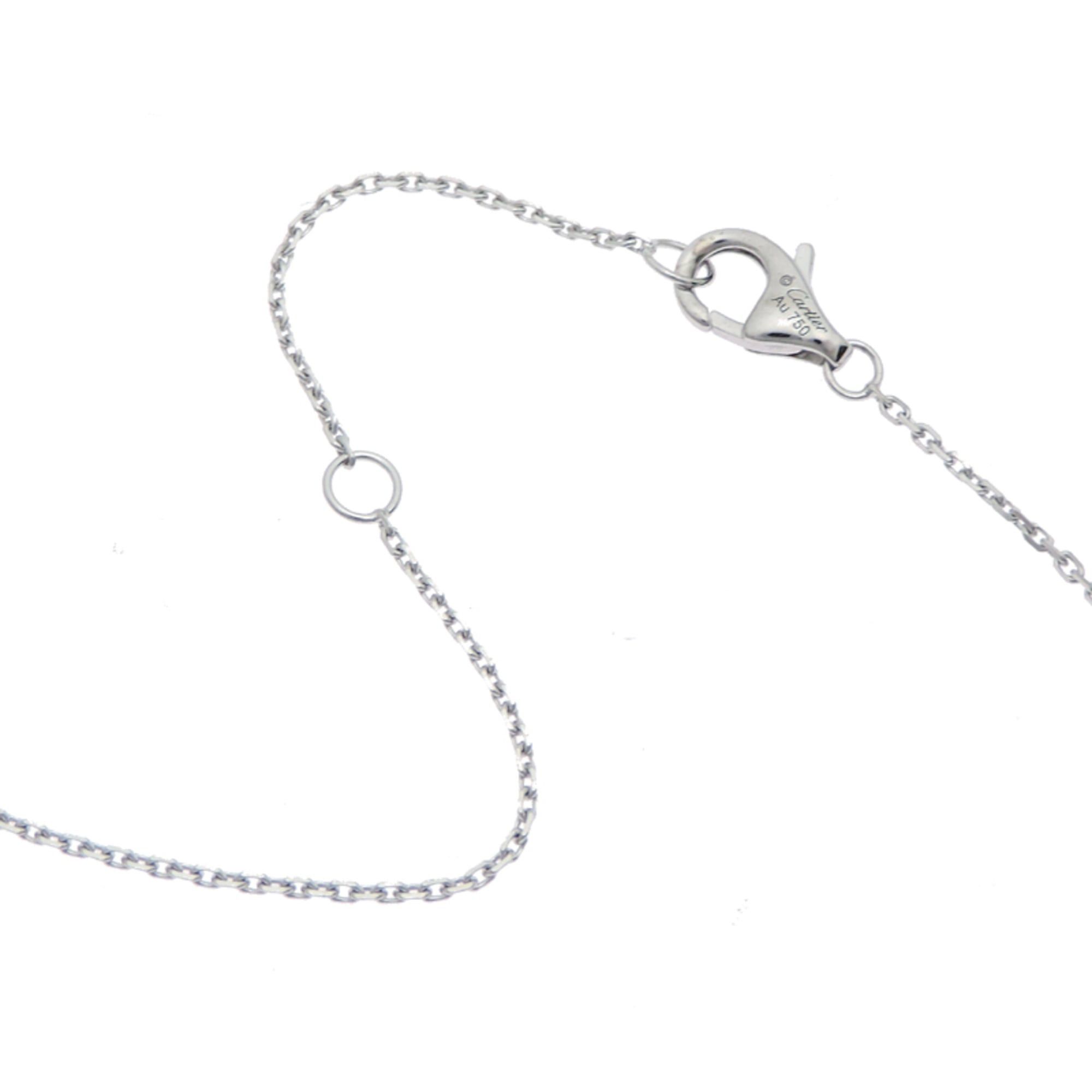 Cartier Cartier Trinity Diamond Necklace for Women and Men, B3045500, 750 White Gold, Black Tone Size ONE SIZE - 5 Thumbnail