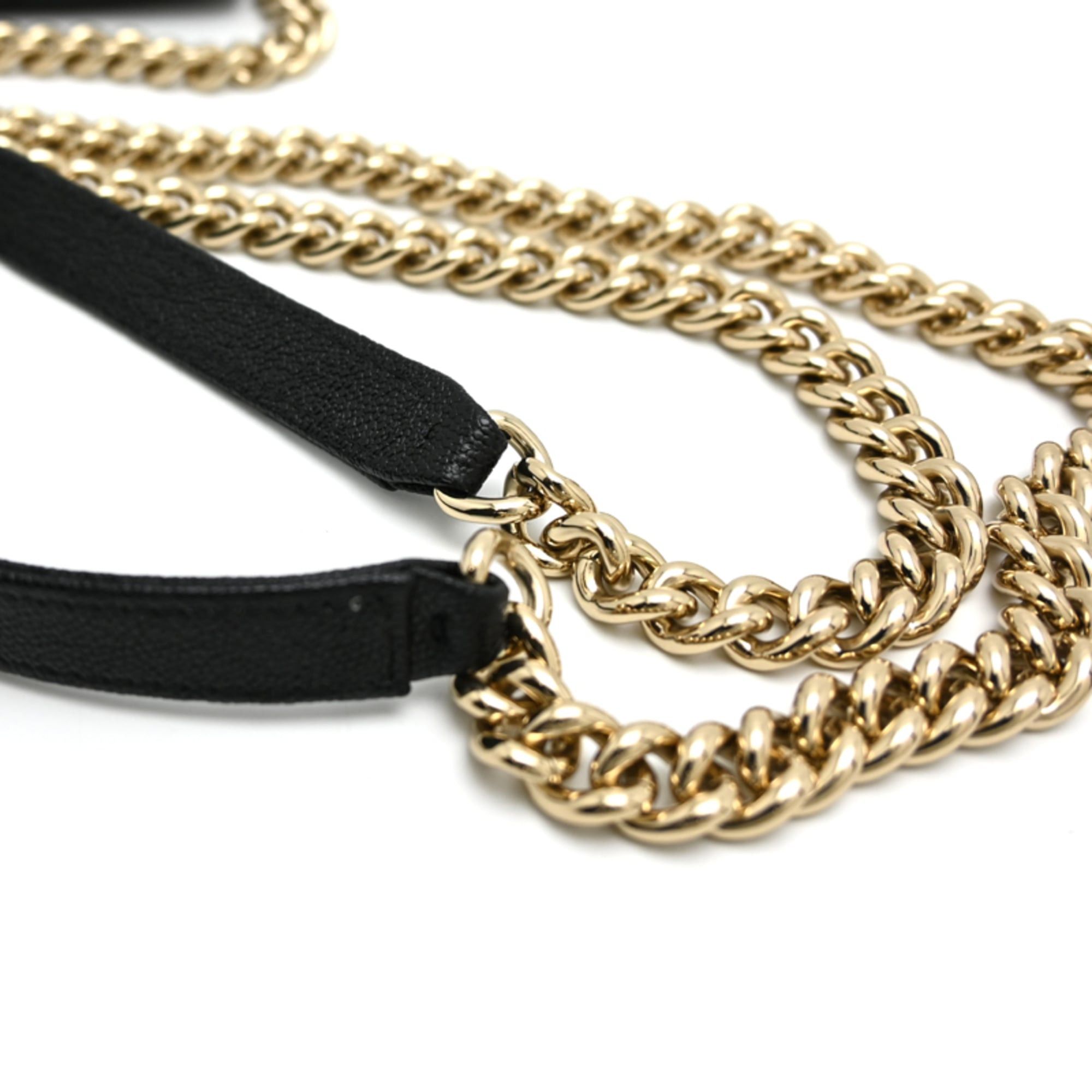 Chanel Chanel Boy Chain Wallet for Women, AP1117, Caviar Leather, Black Size ONE SIZE - 5 Thumbnail