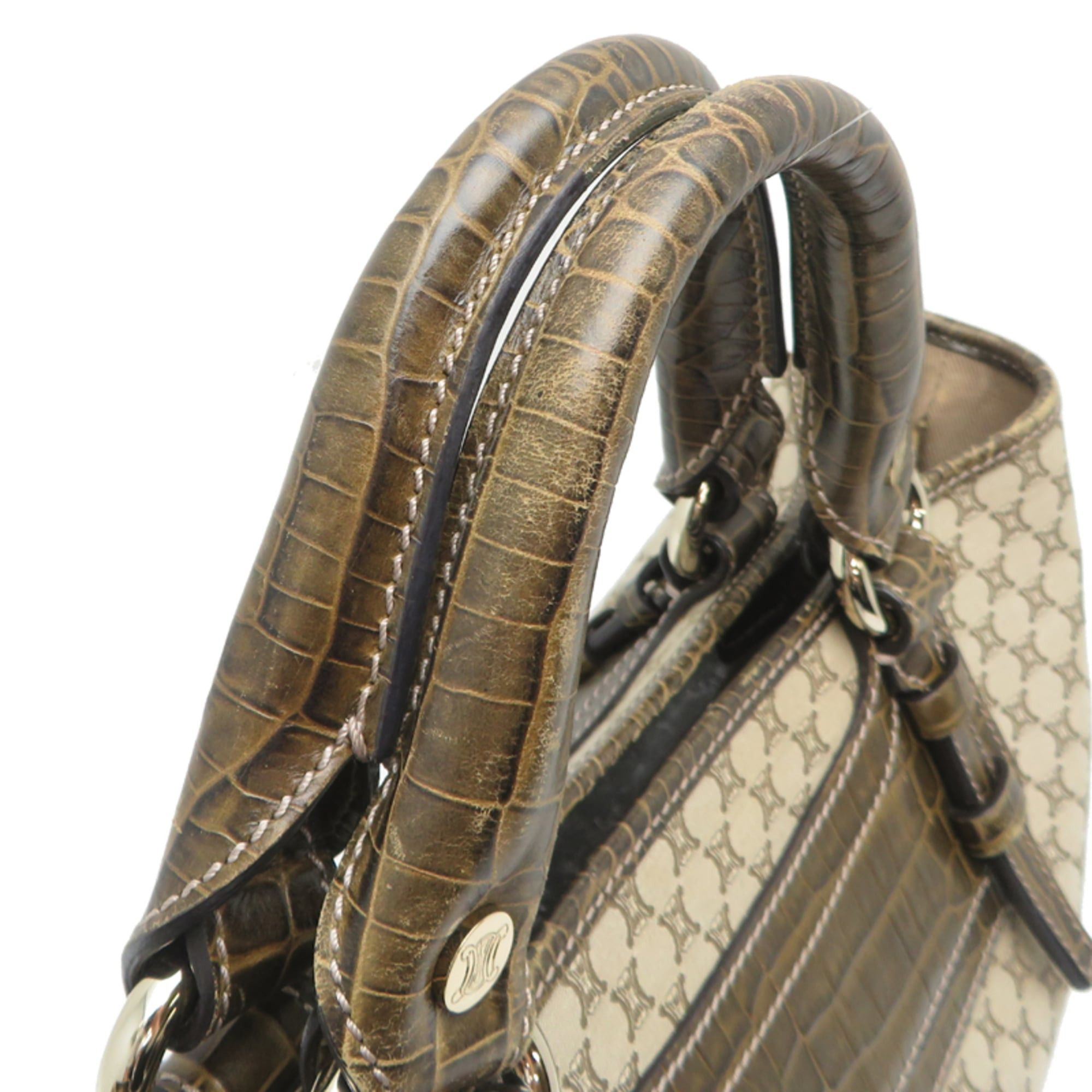 Celine Celine Boogie Bag Women's Handbag Canvas Beige Size ONE SIZE - 5 Thumbnail