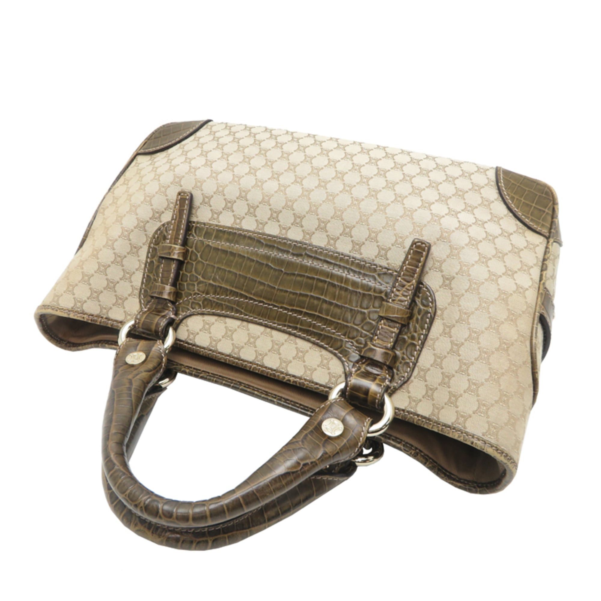 Celine Celine Boogie Bag Women's Handbag Canvas Beige Size ONE SIZE - 4 Thumbnail