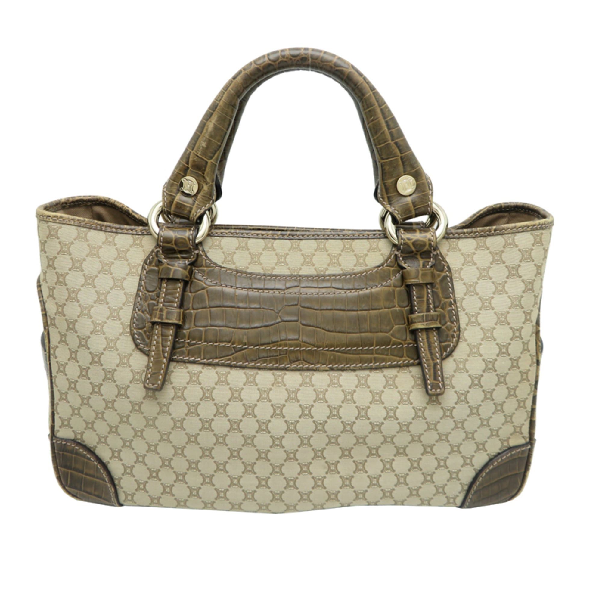 Celine Celine Boogie Bag Women's Handbag Canvas Beige Size ONE SIZE - 2 Thumbnail