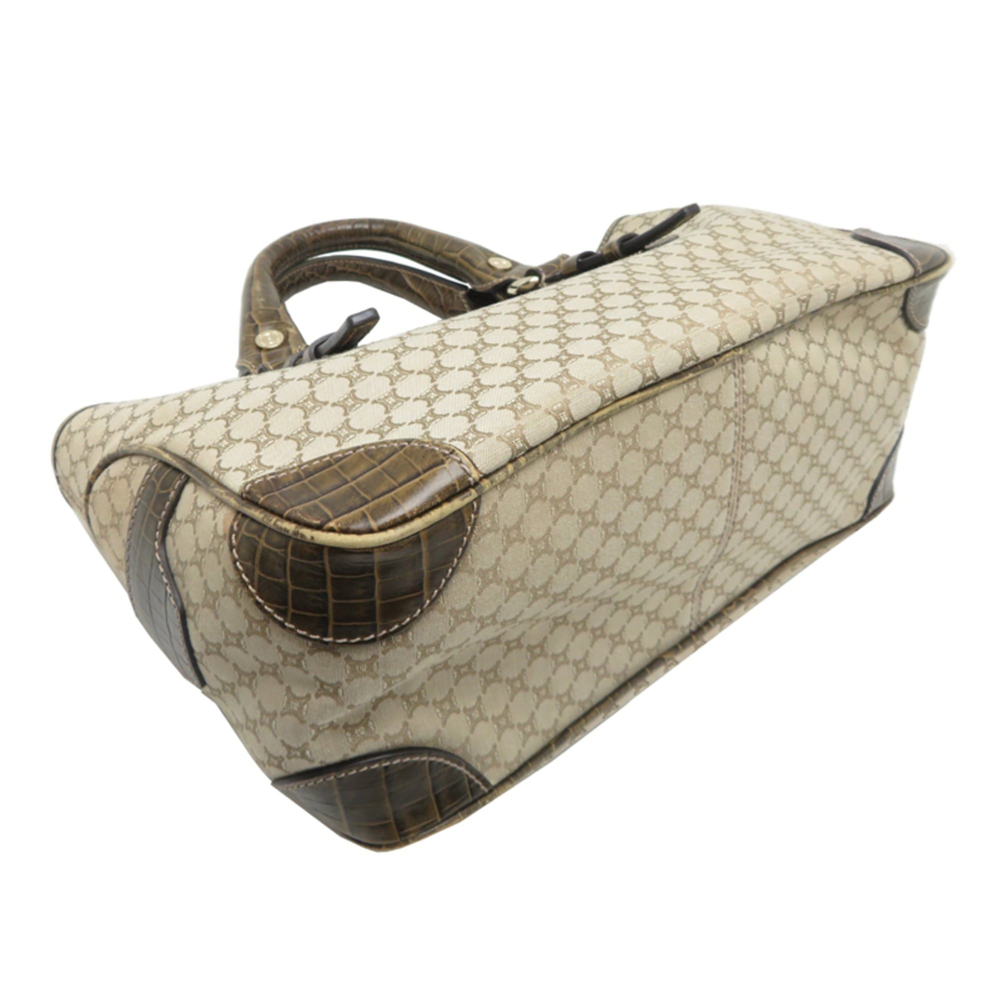 Celine Celine Boogie Bag Women's Handbag Canvas Beige Size ONE SIZE - 3 Thumbnail