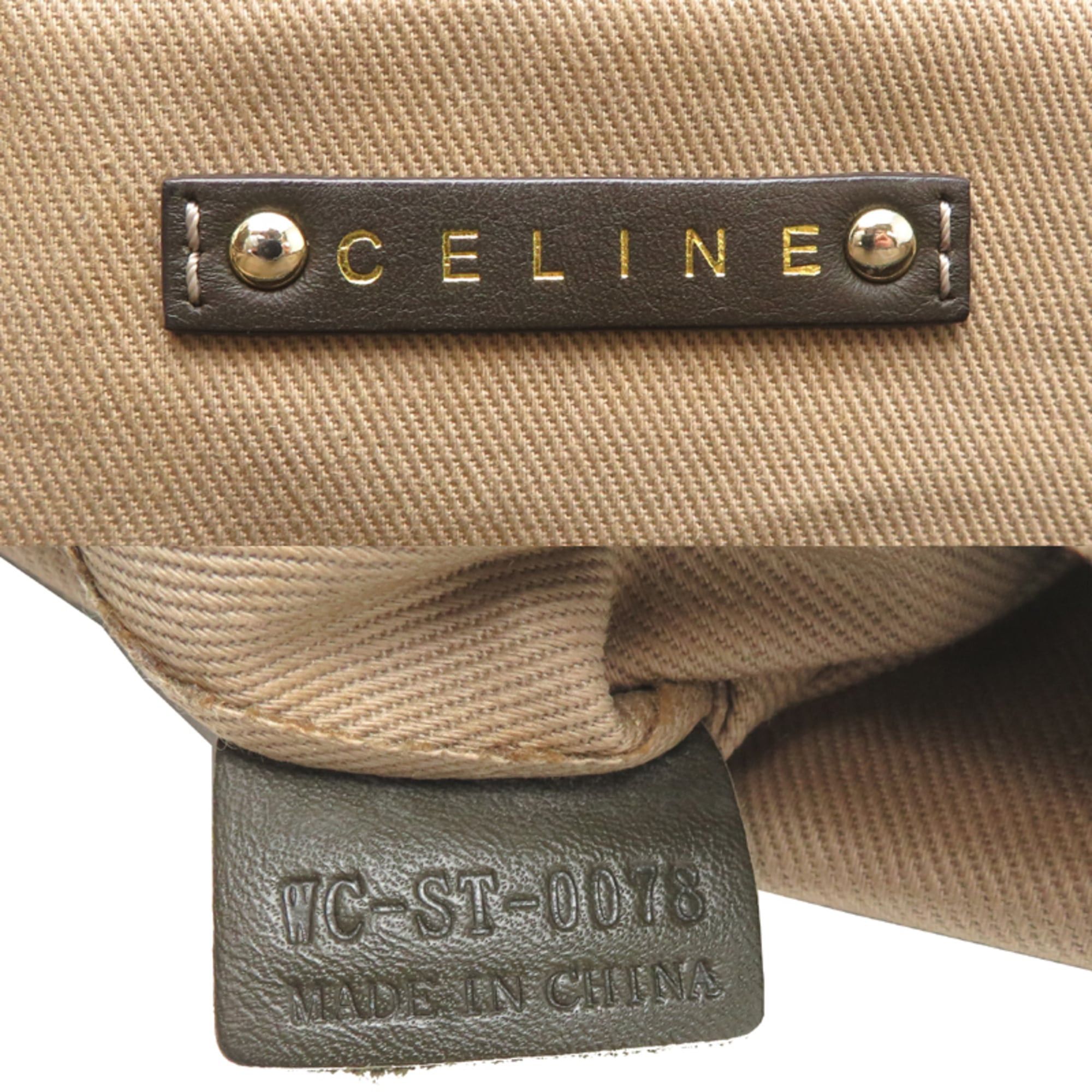 Celine Celine Boogie Bag Women's Handbag Canvas Beige Size ONE SIZE - 7 Thumbnail