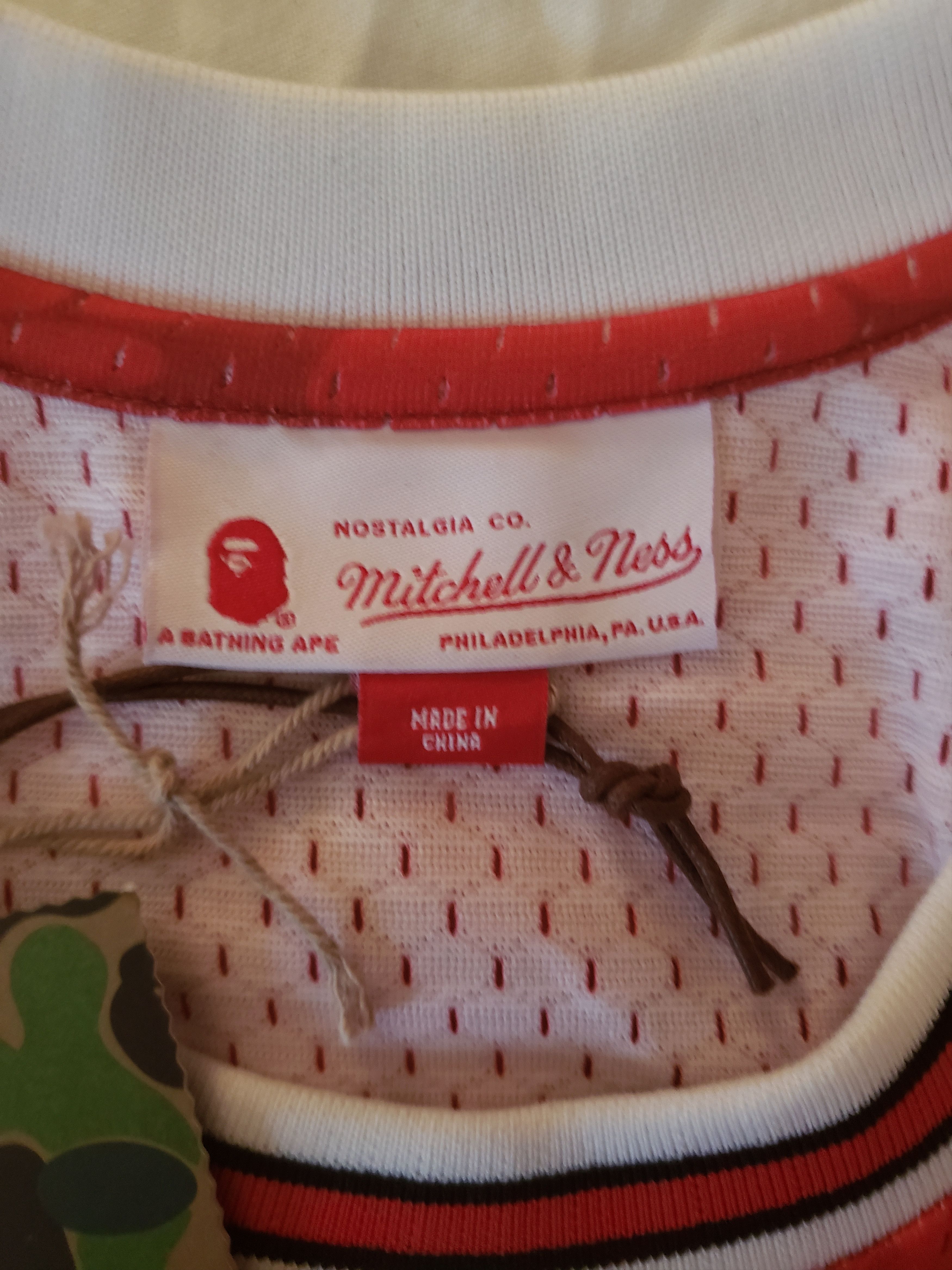 Bape × Mitchell & Ness A Bathing Ape Bape x Mitchell & Ness