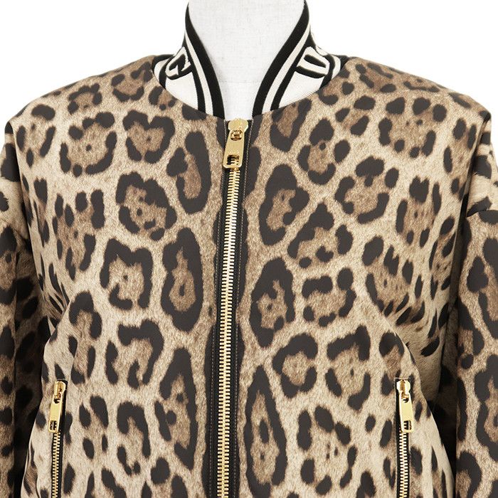 Dolce & Gabbana Dolce & Gabbana Dolce&Gabbana Leopard Padded Jacket Textile Outerwear DUTY FREE for USA Size ONE SIZE - 2 Thumbnail