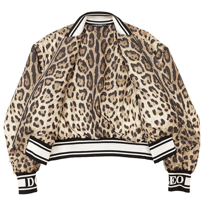 Dolce & Gabbana Dolce & Gabbana Dolce&Gabbana Leopard Padded Jacket Textile Outerwear DUTY FREE for USA Size ONE SIZE - 8 Thumbnail